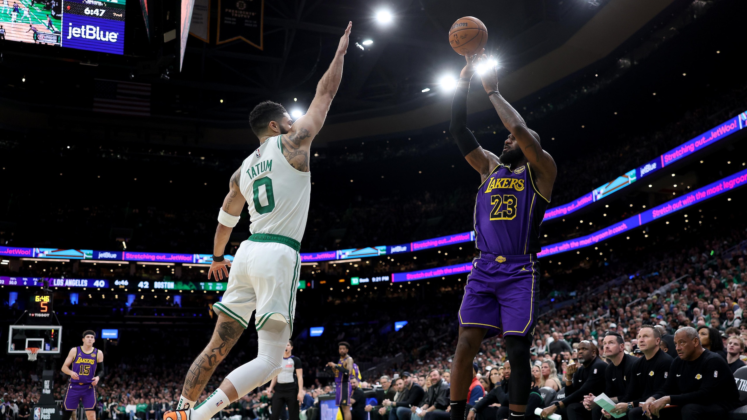 Los Angeles Lakers v Boston Celtics