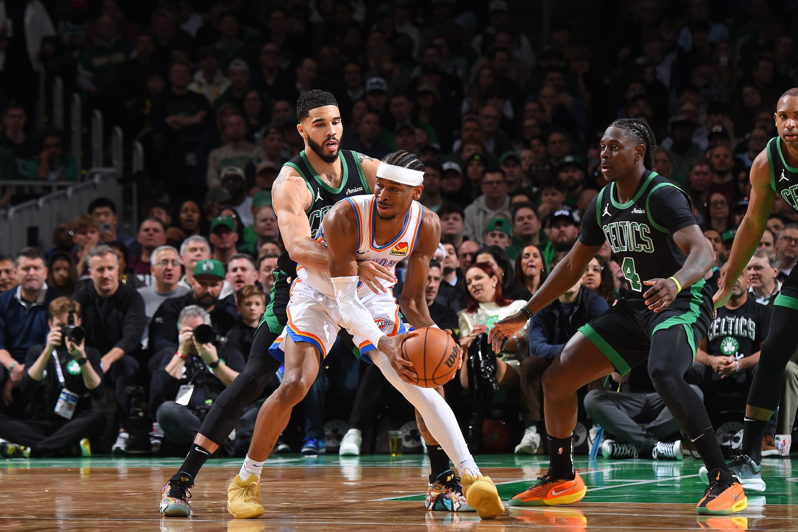 Oklahoma City Thunder v Boston Celtics Oklahoma City Thunder v Boston Celtics