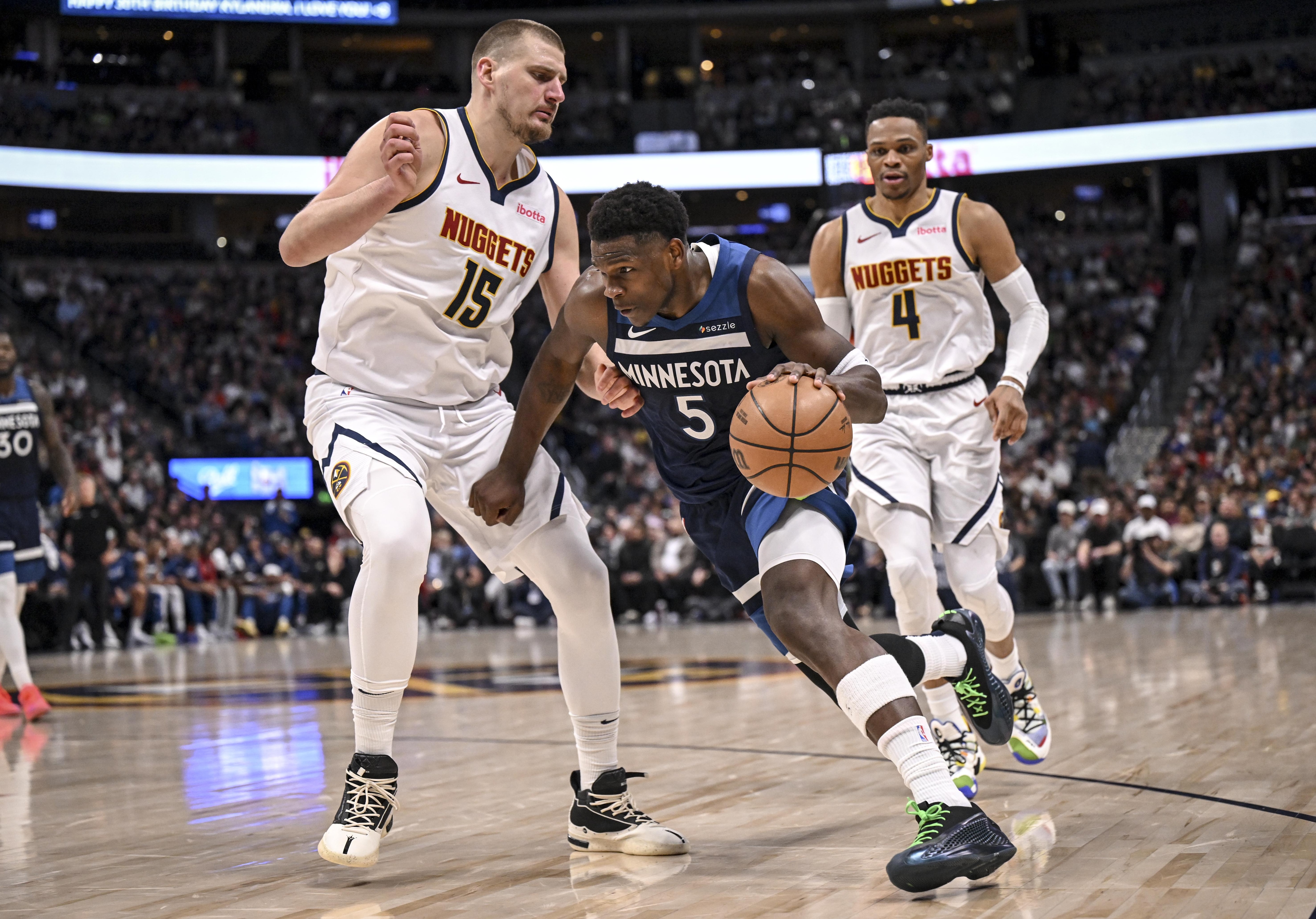 DENVER NUGGETS VS MINNESOTA TIMBERWOLVES, NBA