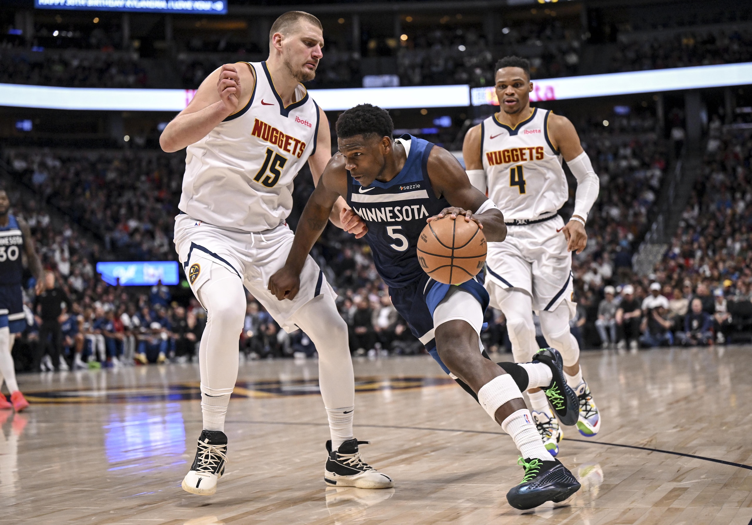 DENVER NUGGETS VS MINNESOTA TIMBERWOLVES, NBA DENVER NUGGETS VS MINNESOTA TIMBERWOLVES, NBA