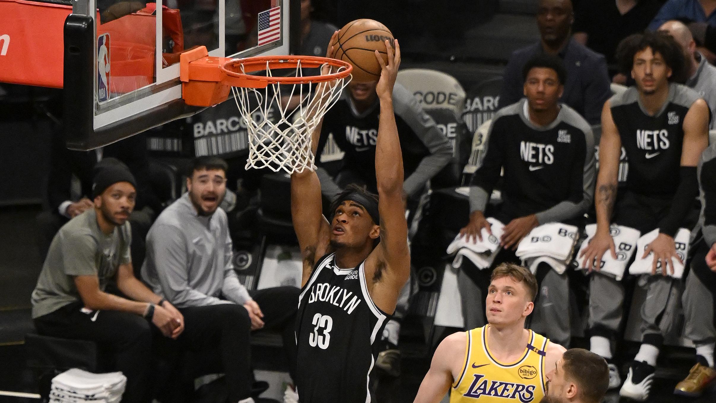Los Angeles Lakers v Brooklyn Nets