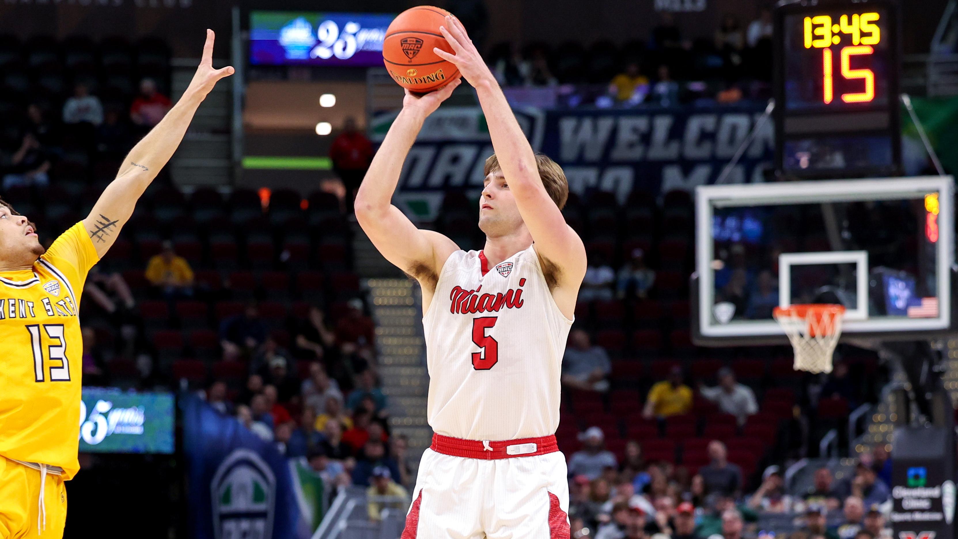 COLLEGE BASKETBALL: MAR 14 MAC Tournament Miami (OH) vs Kent State