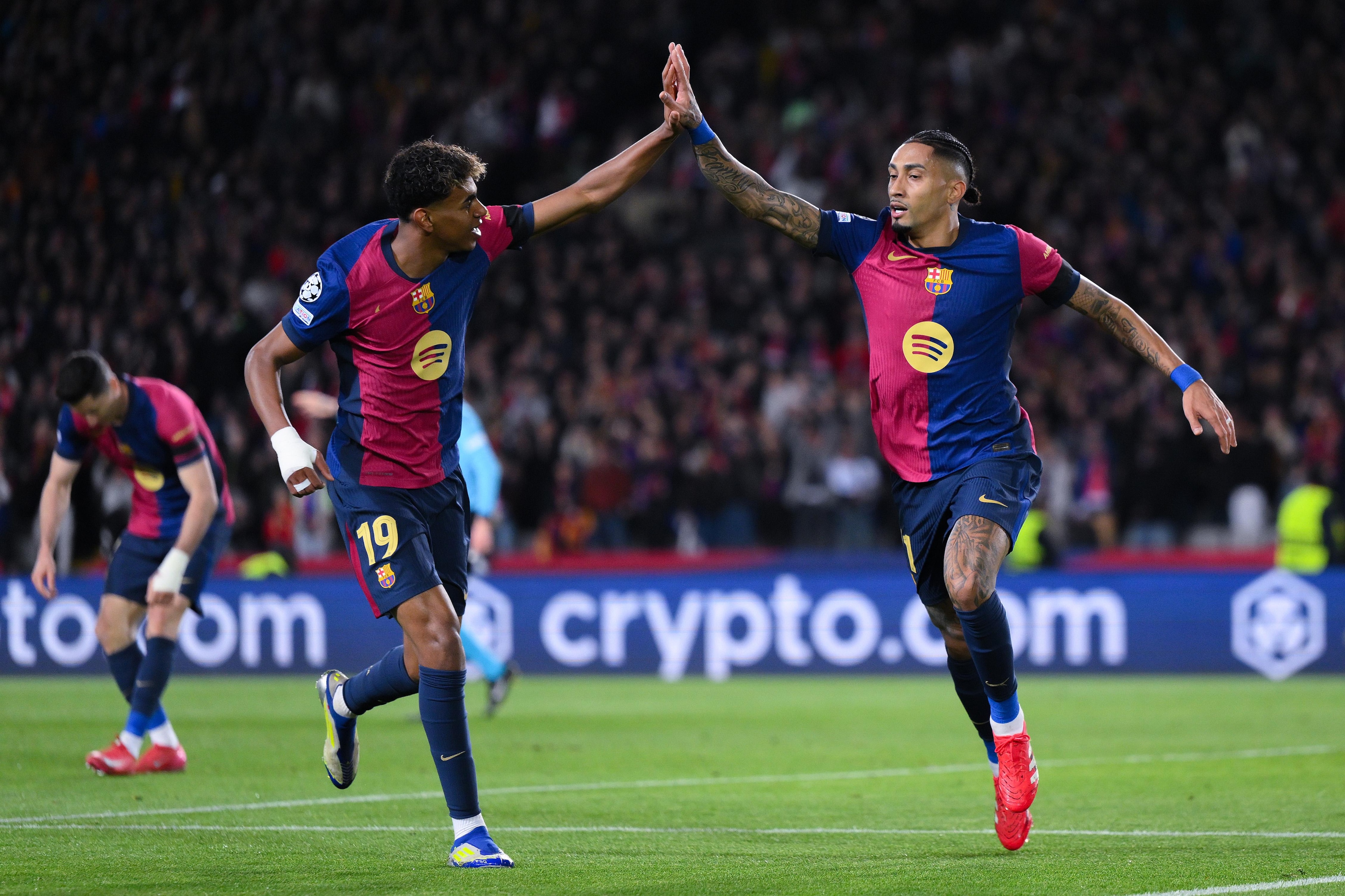 FC Barcelona v SL Benfica - UEFA Champions League 2024/25 Round of 16 Second Leg FC Barcelona v SL Benfica - UEFA Champions League 2024/25 Round of 16 Second Leg