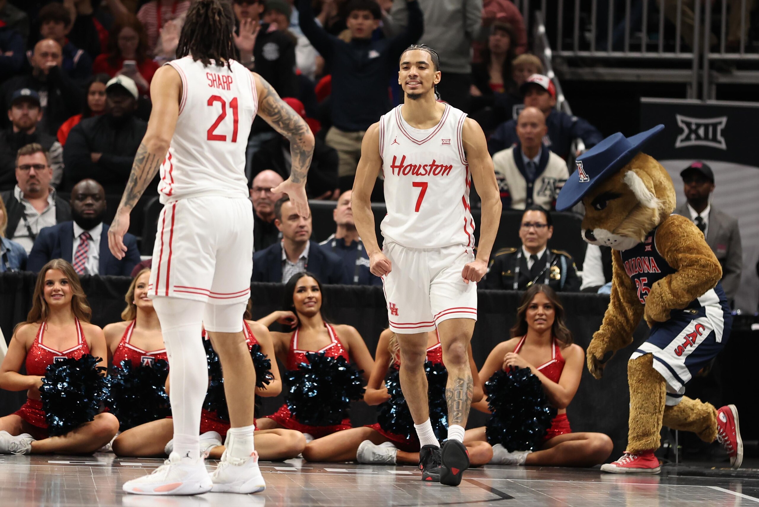 COLLEGE BASKETBALL: MAR 15 Big 12 Tournament. Arizona vs Houston COLLEGE BASKETBALL: MAR 15 Big 12 Tournament. Arizona vs Houston