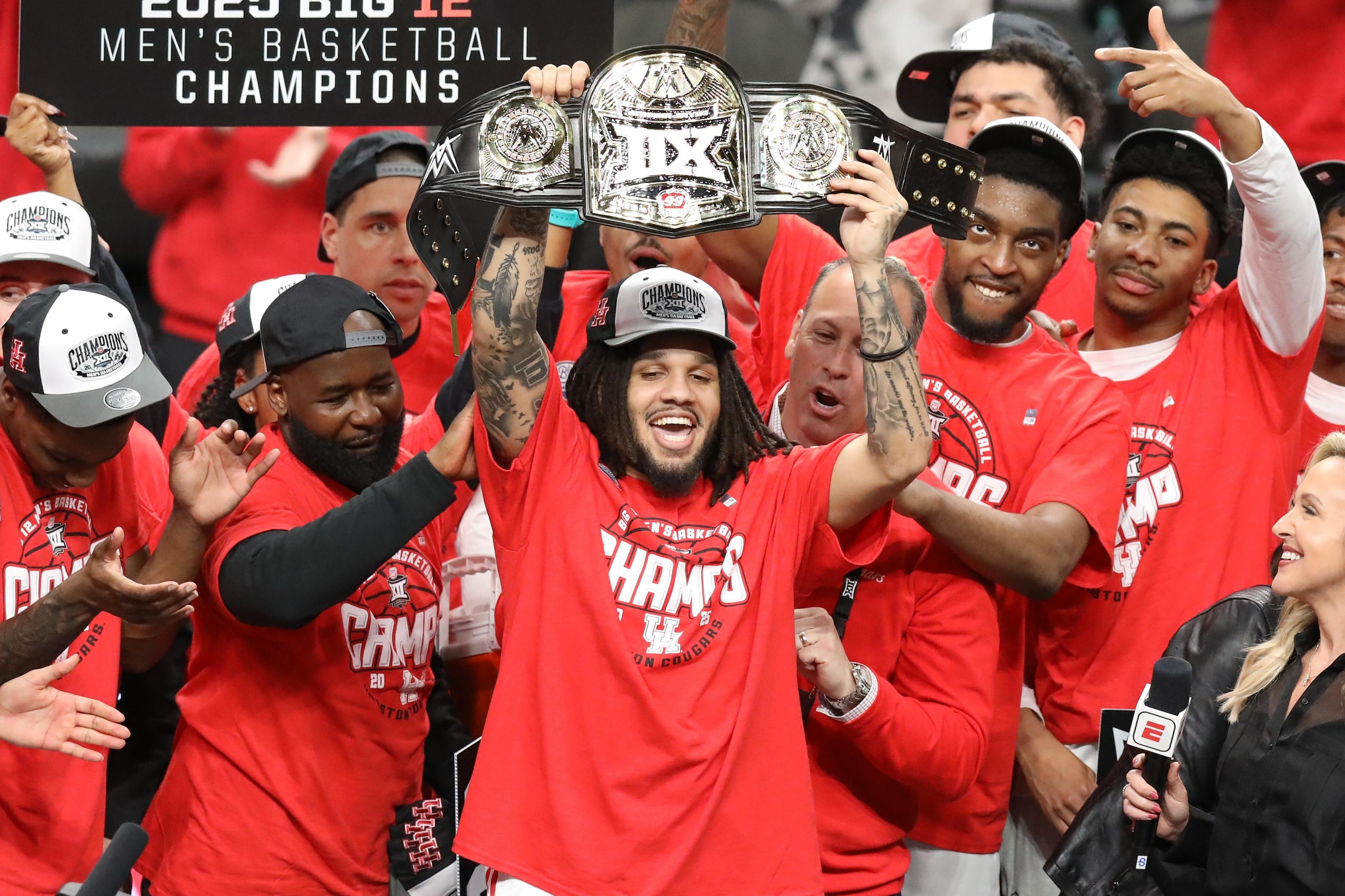 COLLEGE BASKETBALL: MAR 15 Big 12 Tournament. Arizona vs Houston