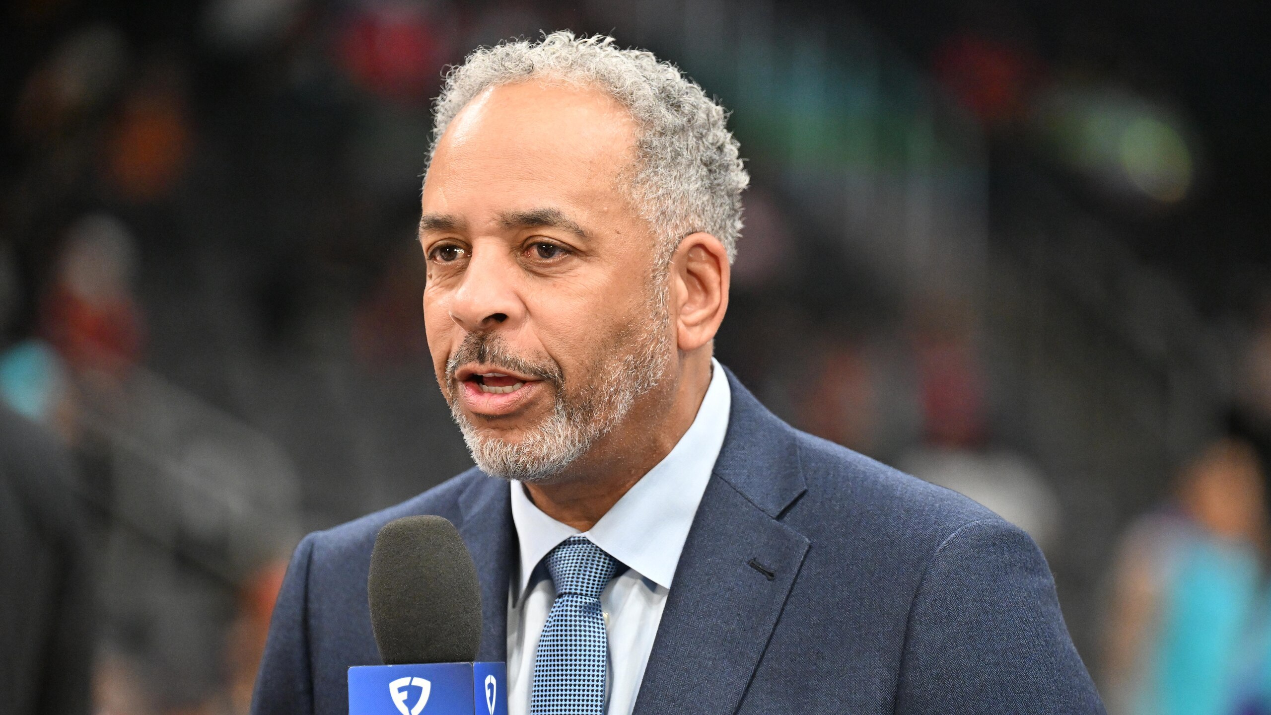 Celebrities Attend Charlotte Hornets v Atlanta Hawks