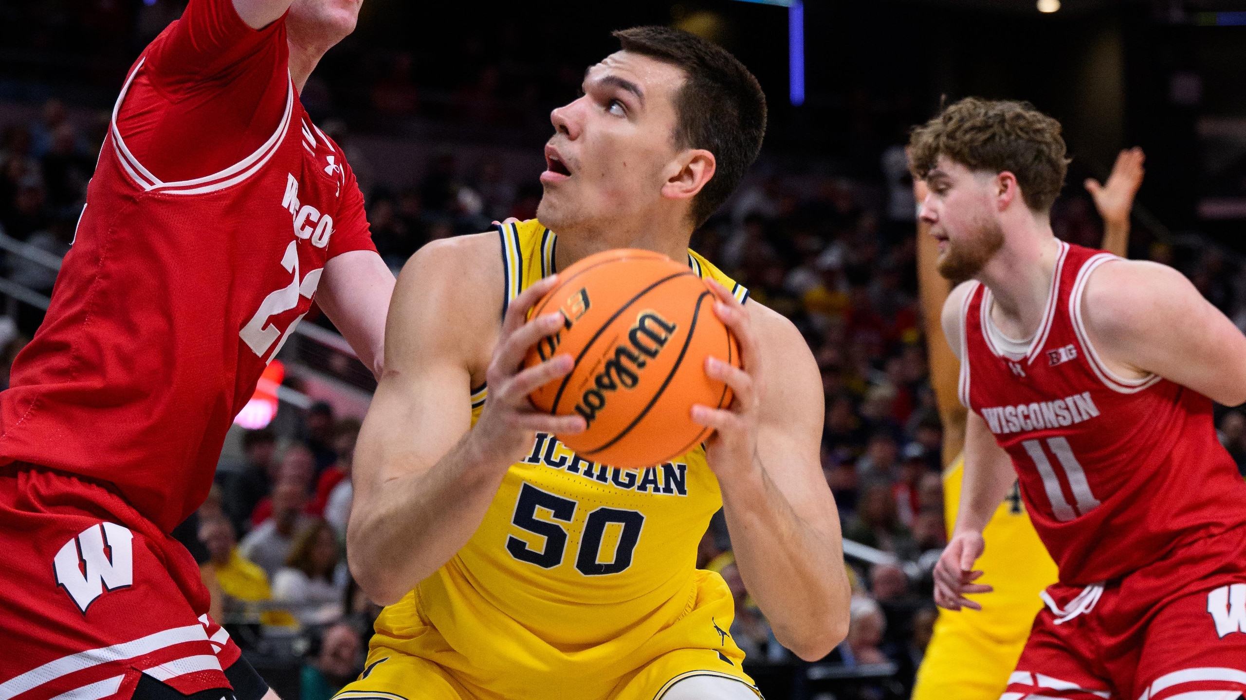 COLLEGE BASKETBALL: MAR 16 Big Ten Tournament Wisconsin vs Michigan