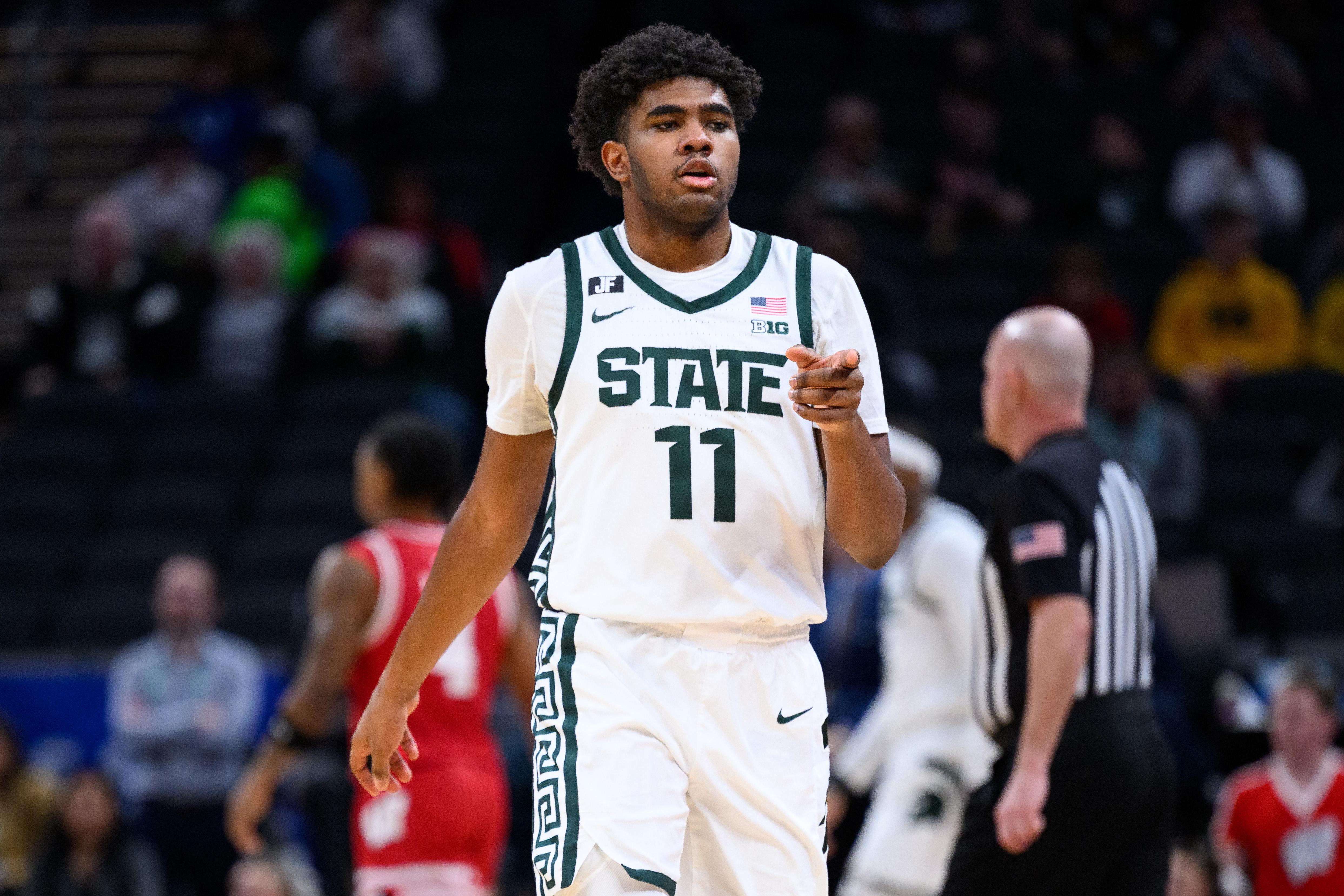 COLLEGE BASKETBALL: MAR 15 Big Ten Tournament Wisconsin vs Michigan State