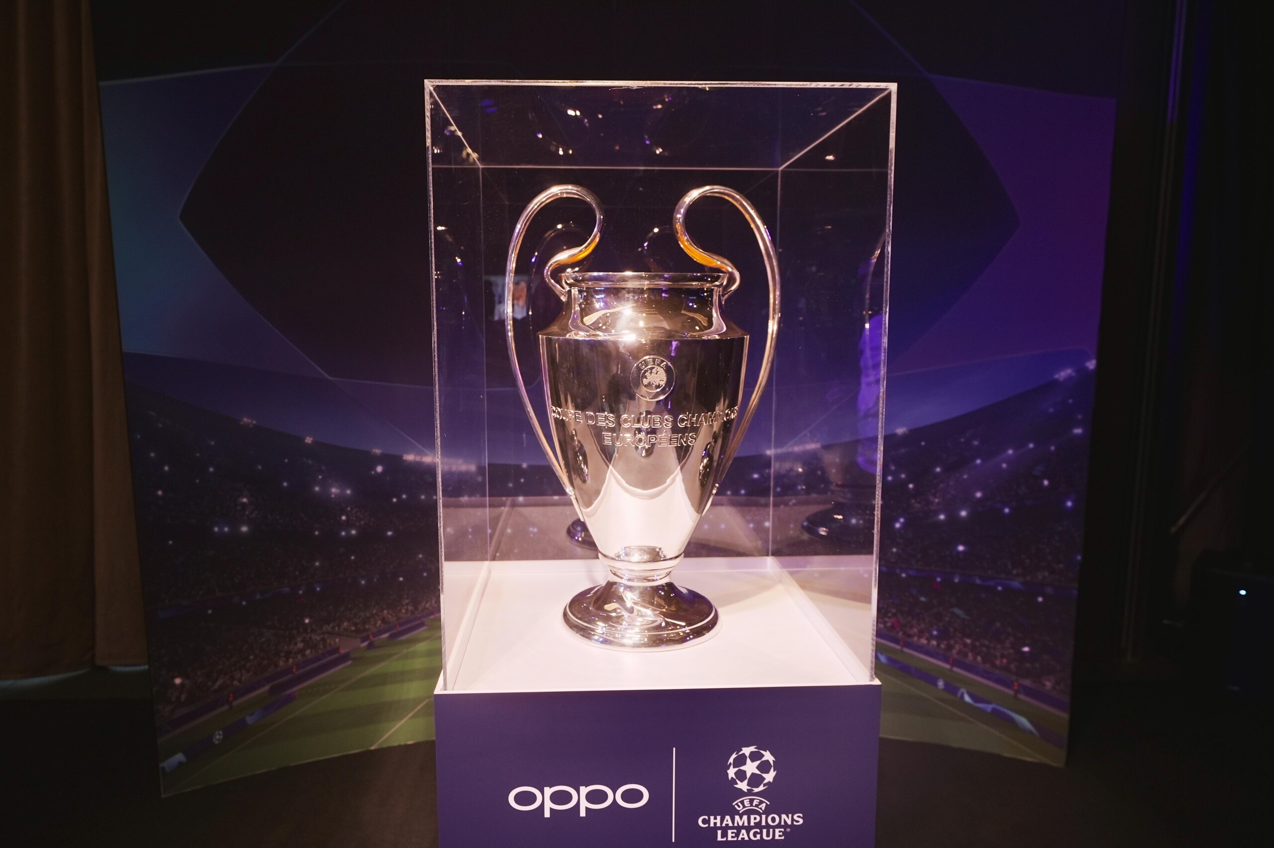UEFA Champions League trophy on display in Istanbul UEFA Champions League trophy on display in Istanbul