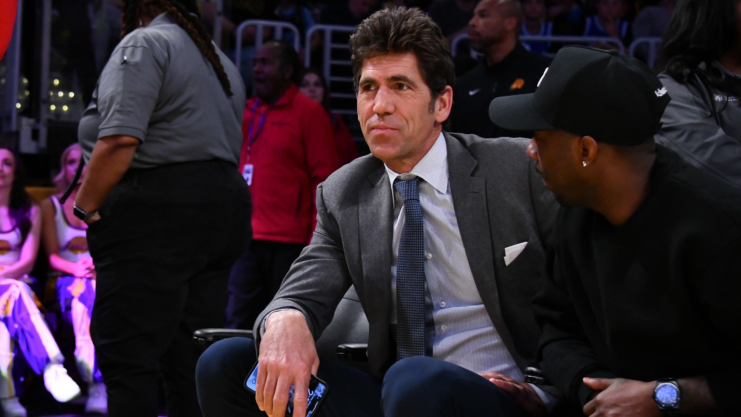 Celebrities At The Los Angeles Lakers Game