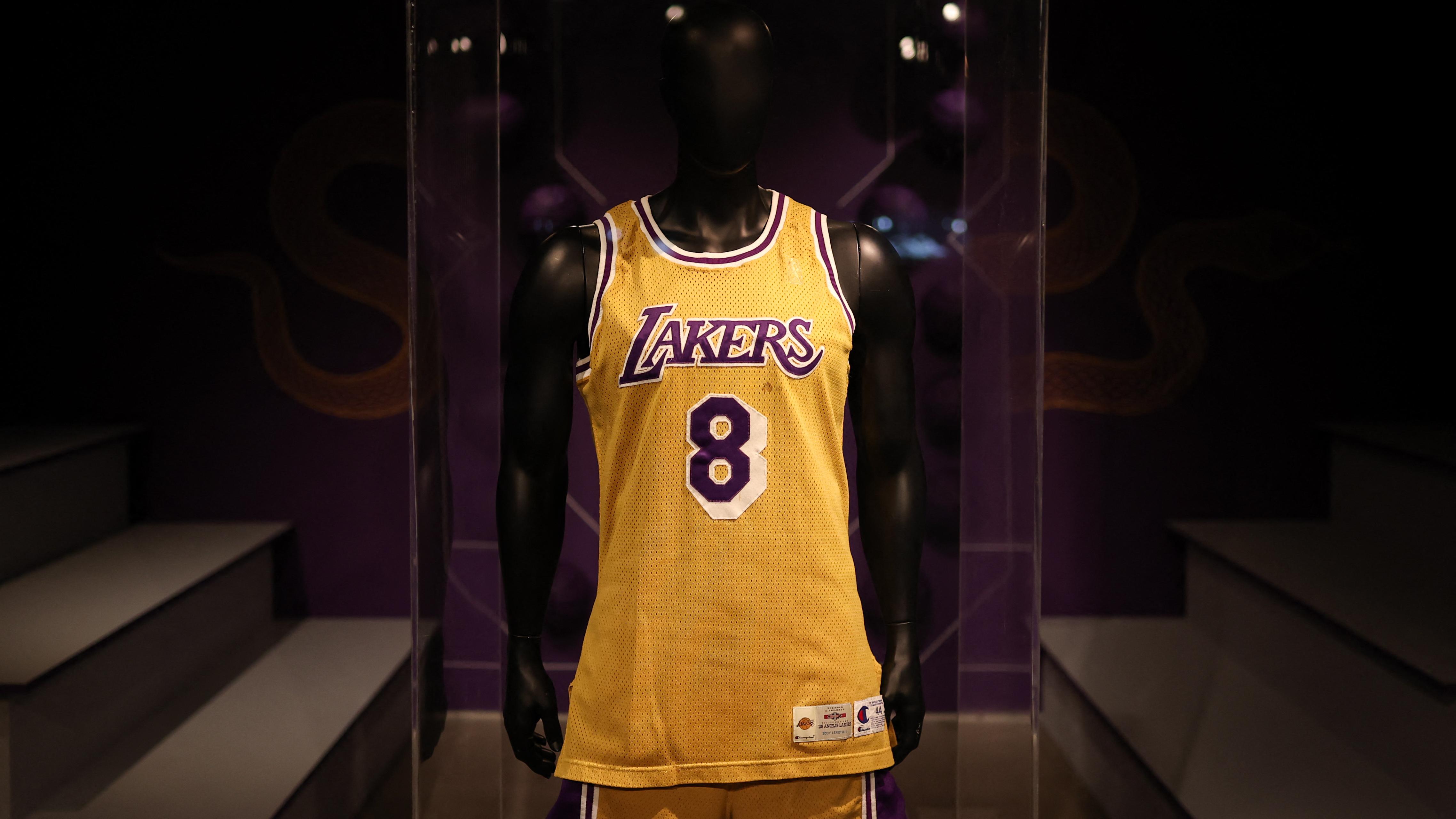 Kobe Bryant's 1st NBA Jersey Sells for Record 7M at Auction, Worn for