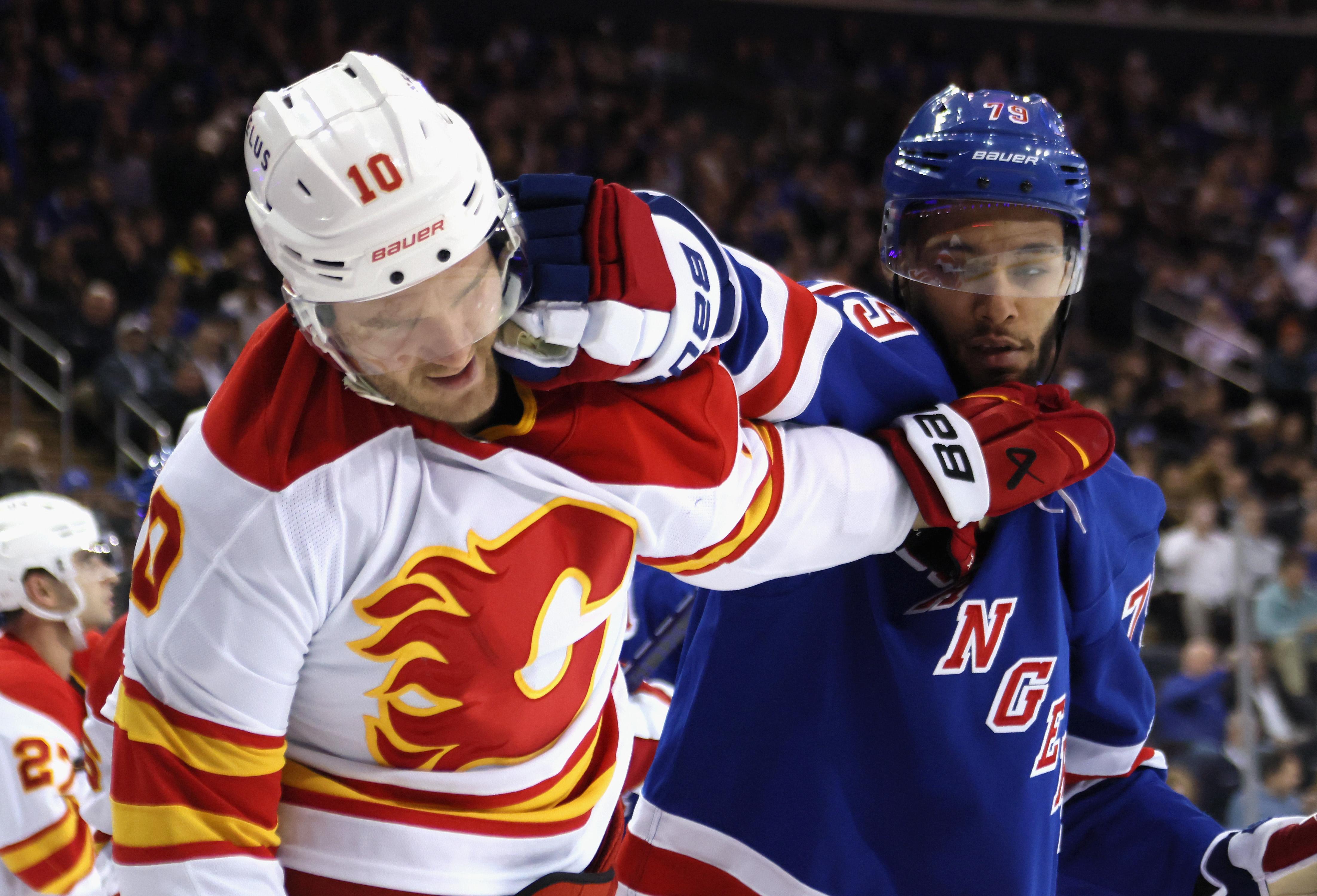 Calgary Flames v New York Rangers