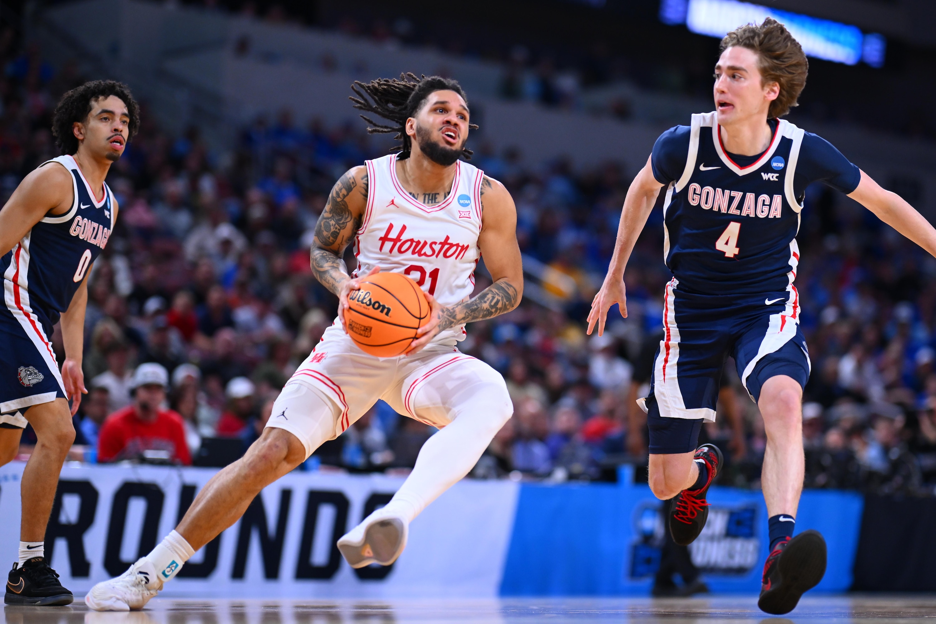 No. 1 Houston Beats No. 8 Gonzaga, Thrills CBB Fans with March Madness Sweet 16 Berth