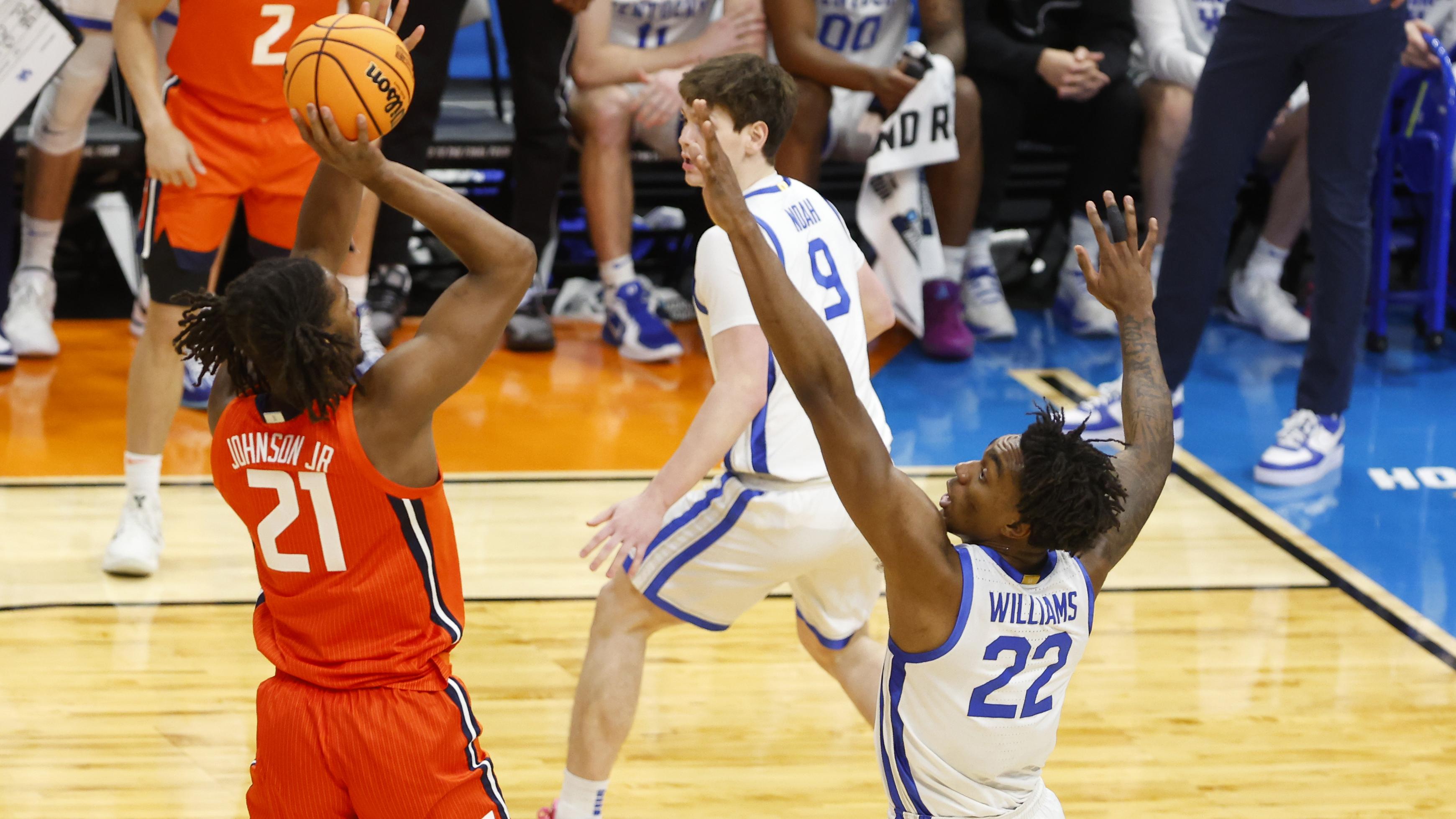 NCAA BASKETBALL: MAR 23 Div I Men's Championship - Second Round - Kentucky vs Illinois