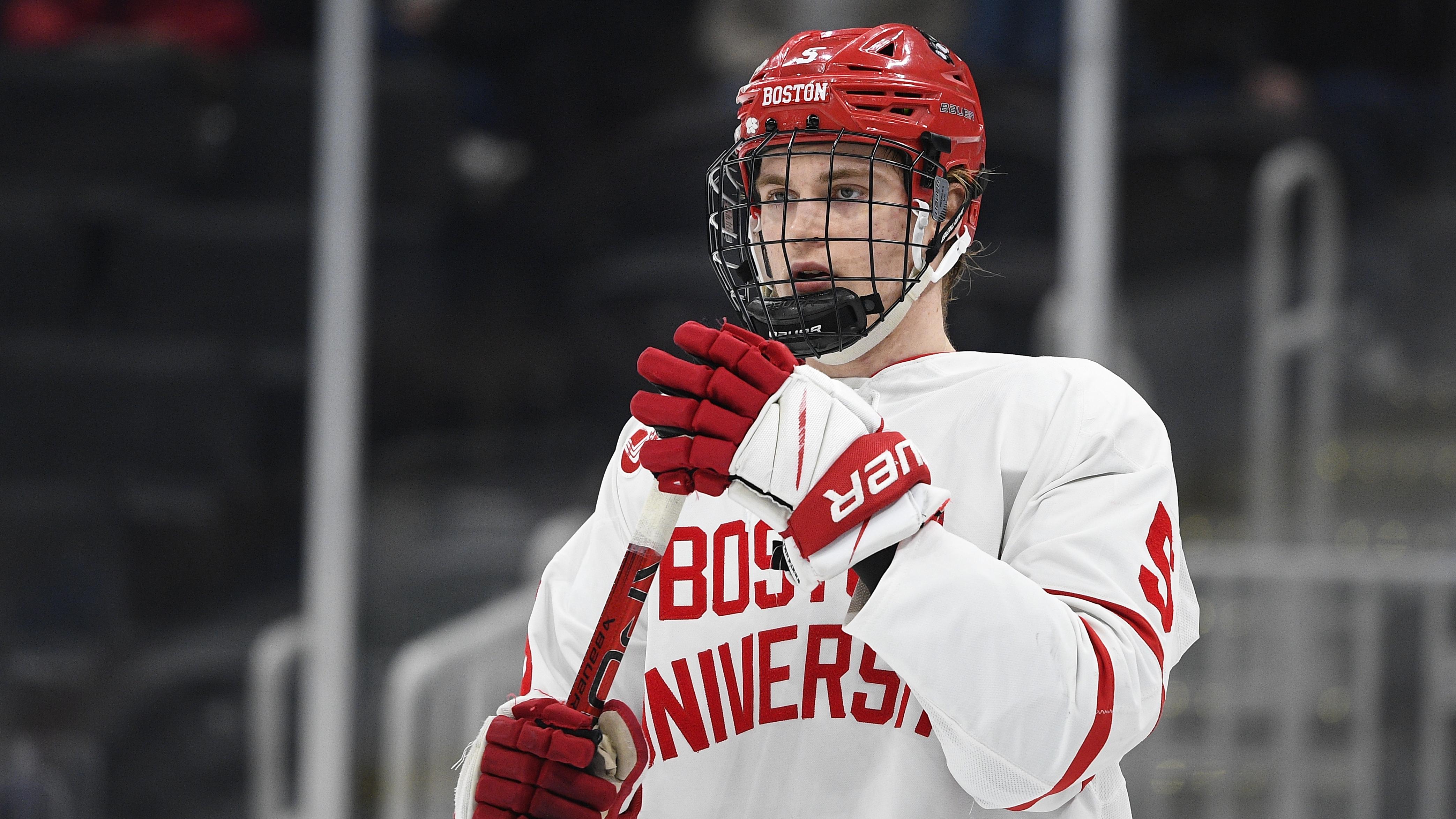 COLLEGE HOCKEY: MAR 17 Hockey East Semifinals - Boston University v UConn