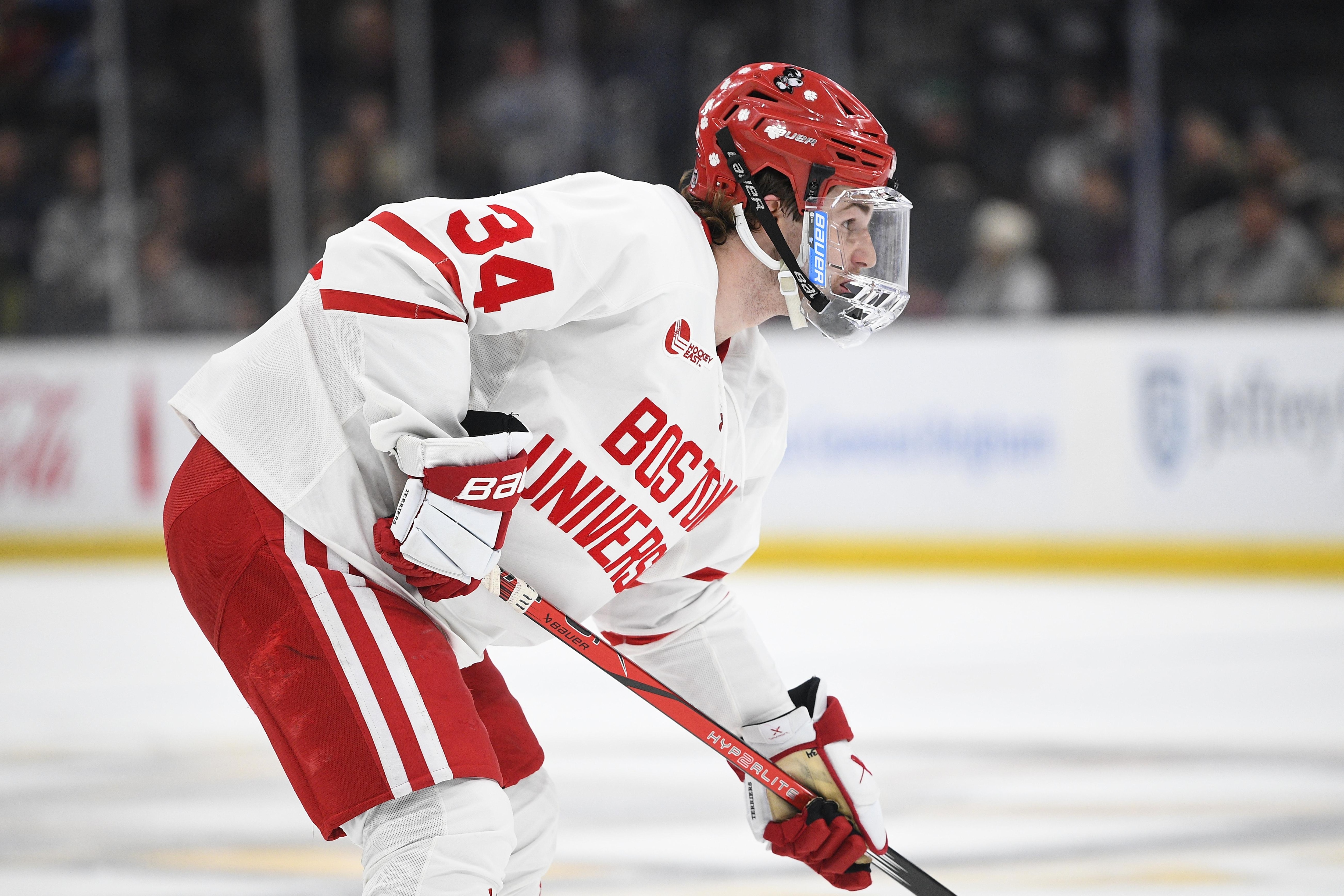 COLLEGE HOCKEY: MAR 17 Hockey East Semifinals - Boston University v UConn