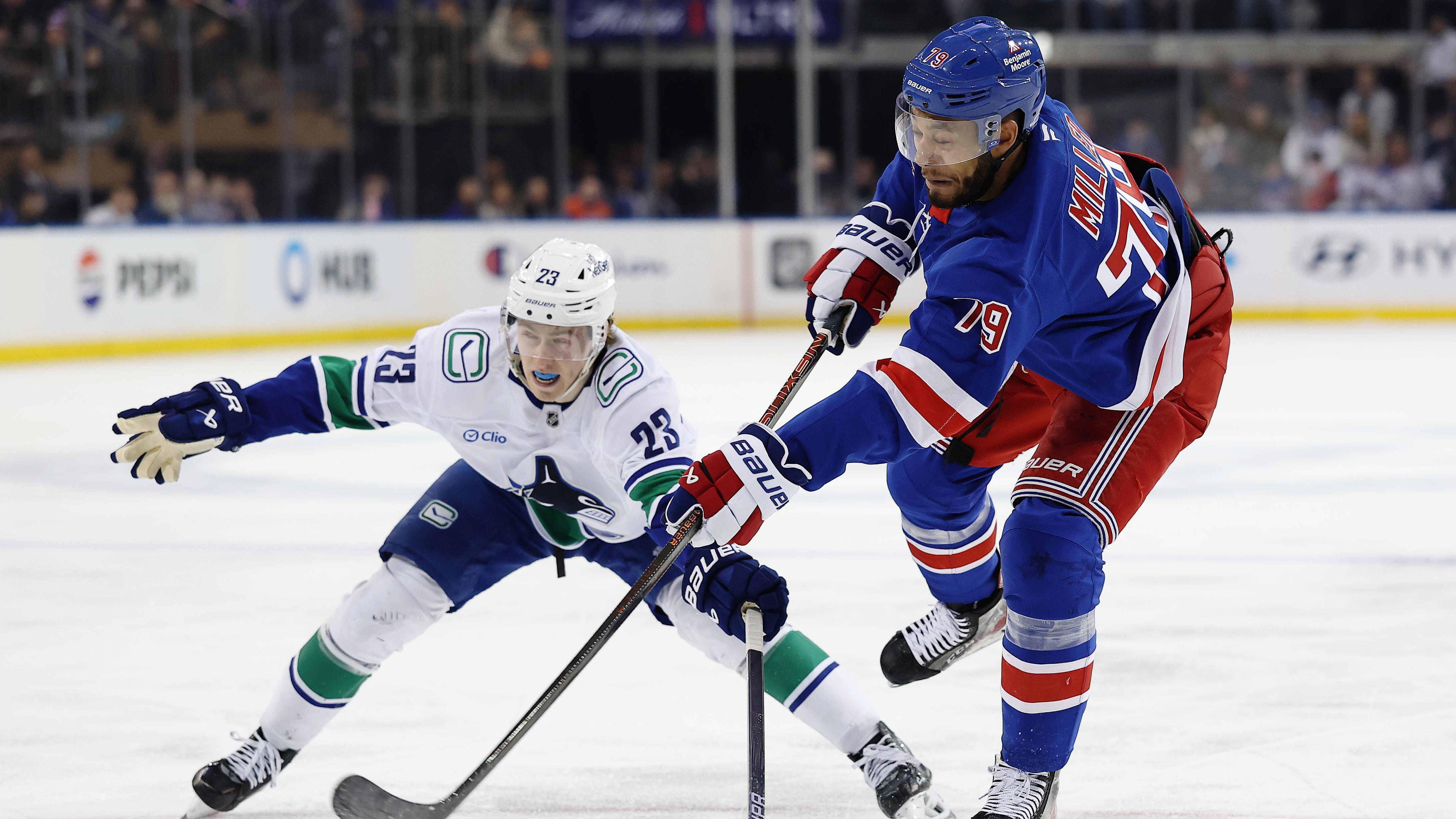 Vancouver Canucks v New York Rangers