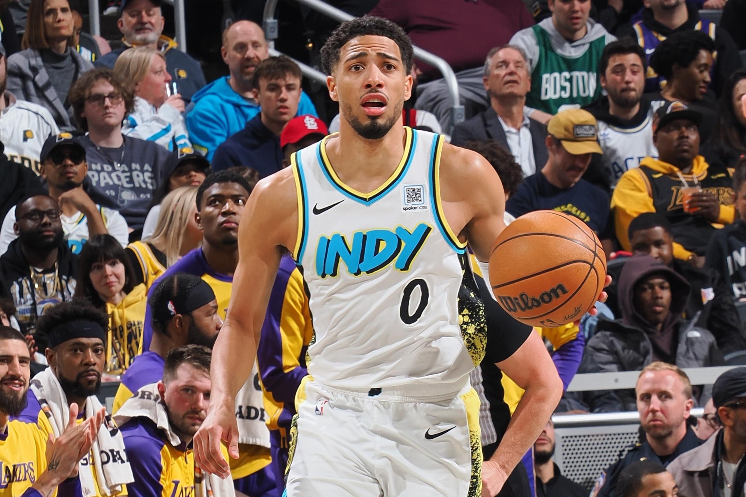 Los Angeles Lakers v Indiana Pacers Los Angeles Lakers v Indiana Pacers