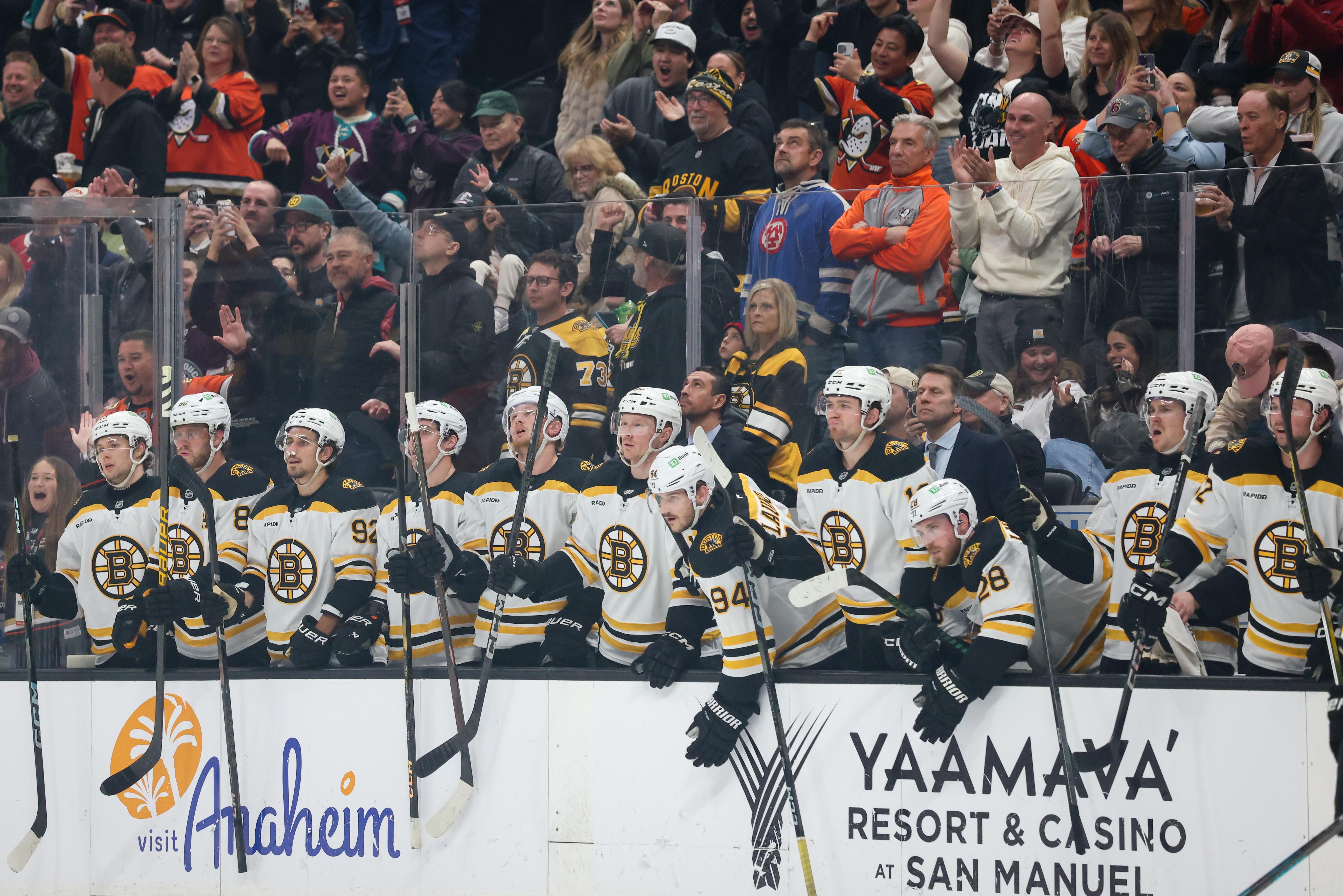Boston Bruins v Anaheim Ducks
