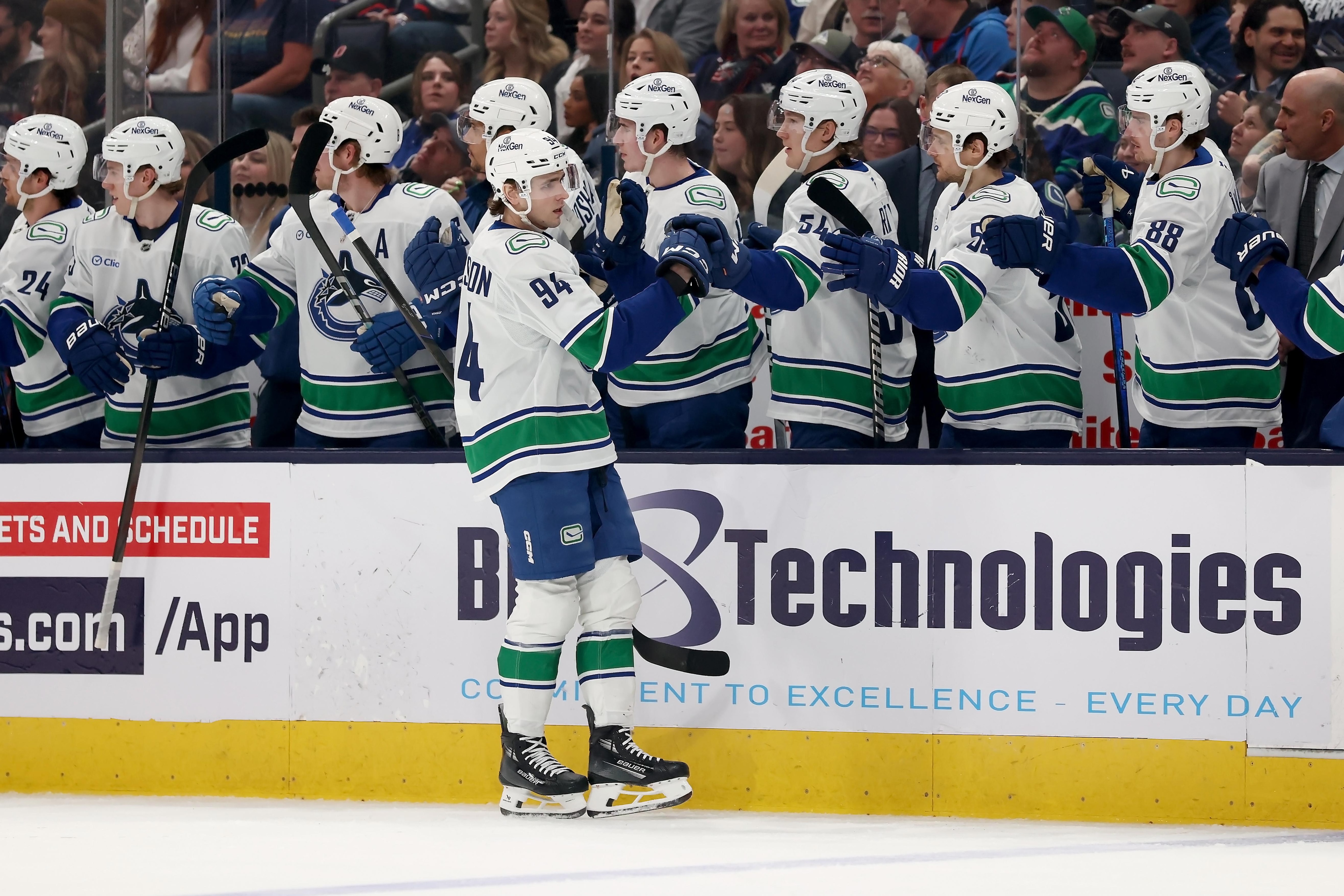 Vancouver Canucks v Columbus Blue Jackets