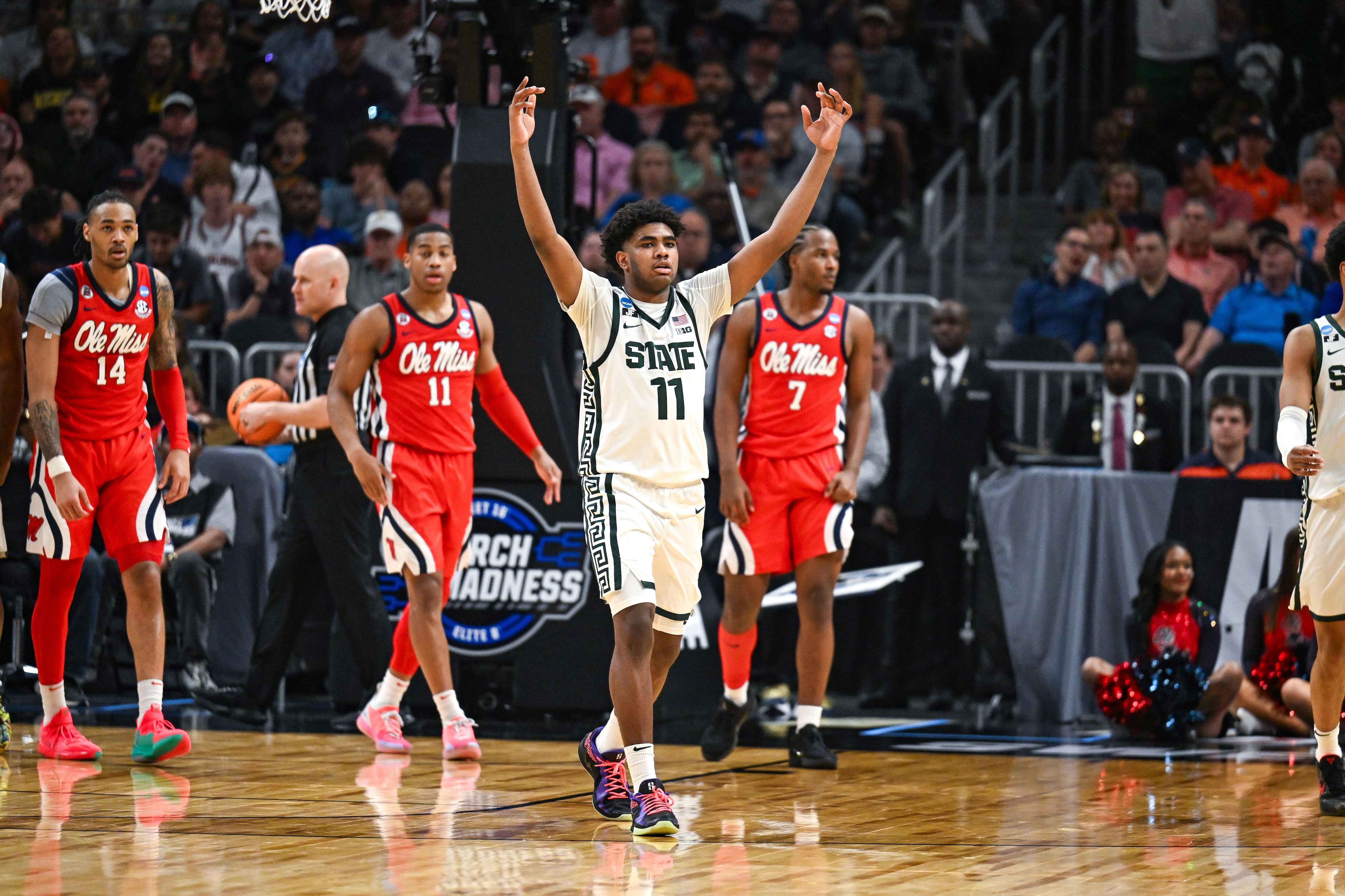 NCAA BASKETBALL: MAR 28 Div I Men's Championship - Sweet Sixteen - Ole Miss vs Michigan State