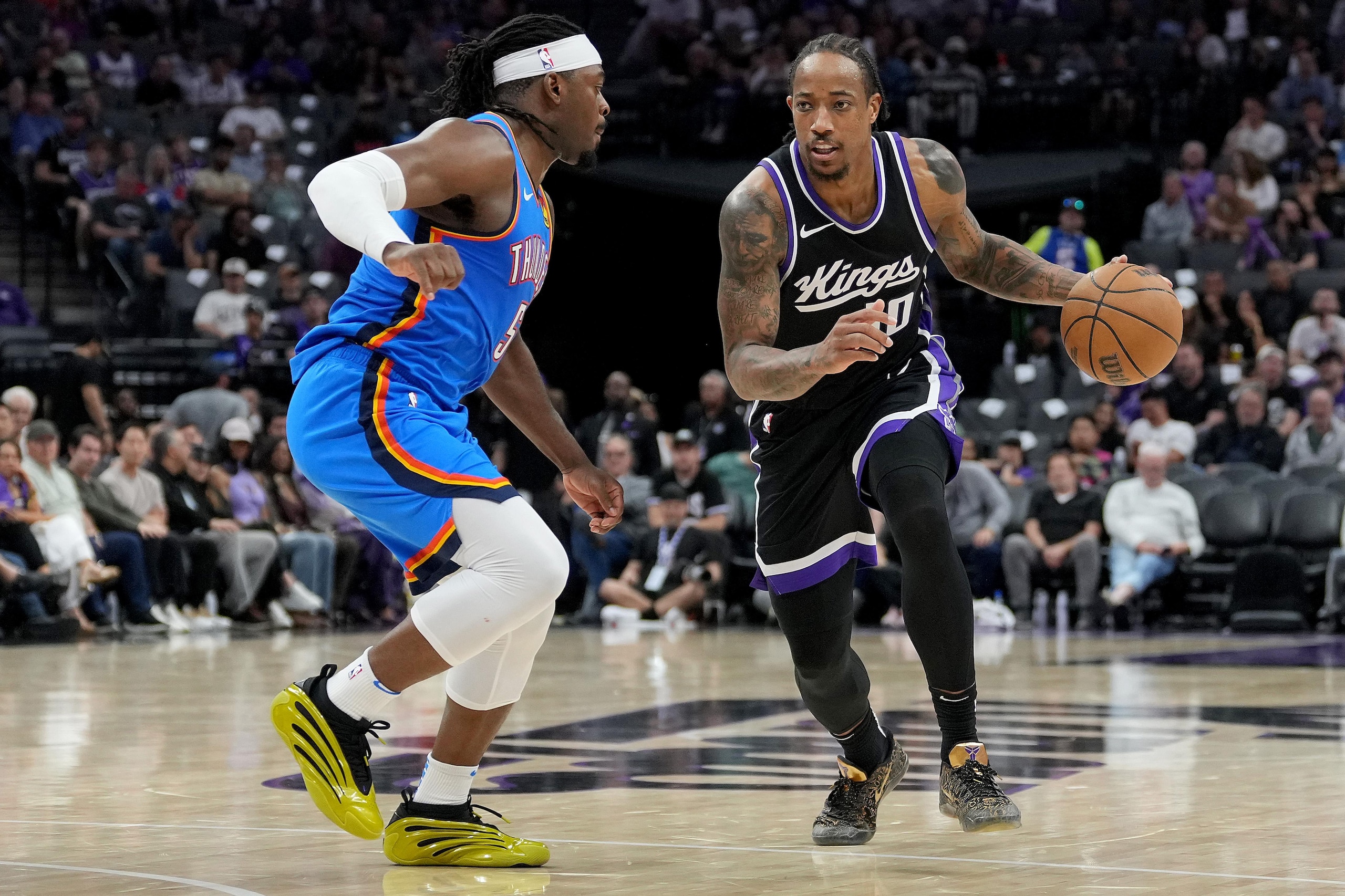 Oklahoma City Thunder v Sacramento Kings