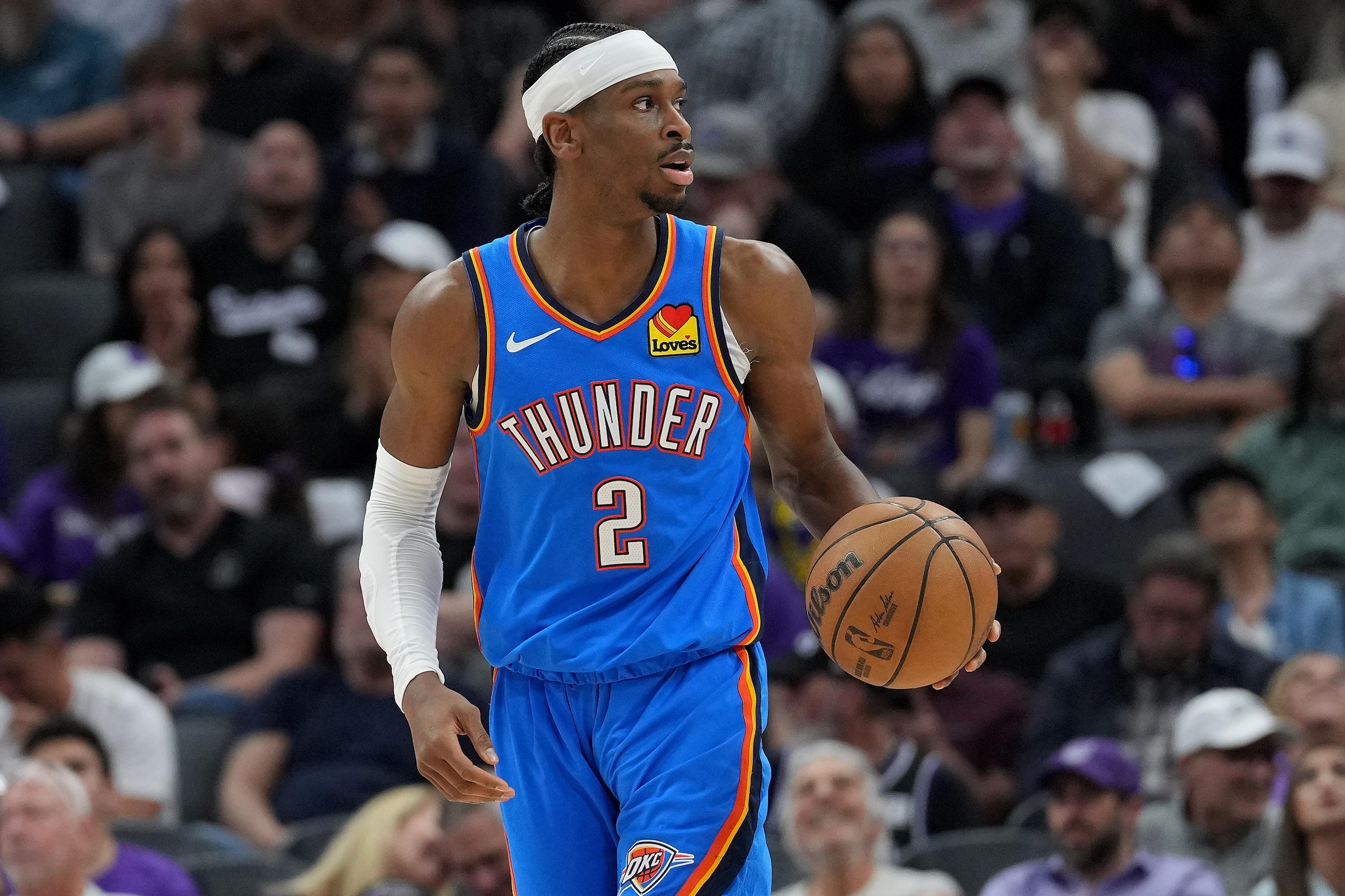 Oklahoma City Thunder v Sacramento Kings