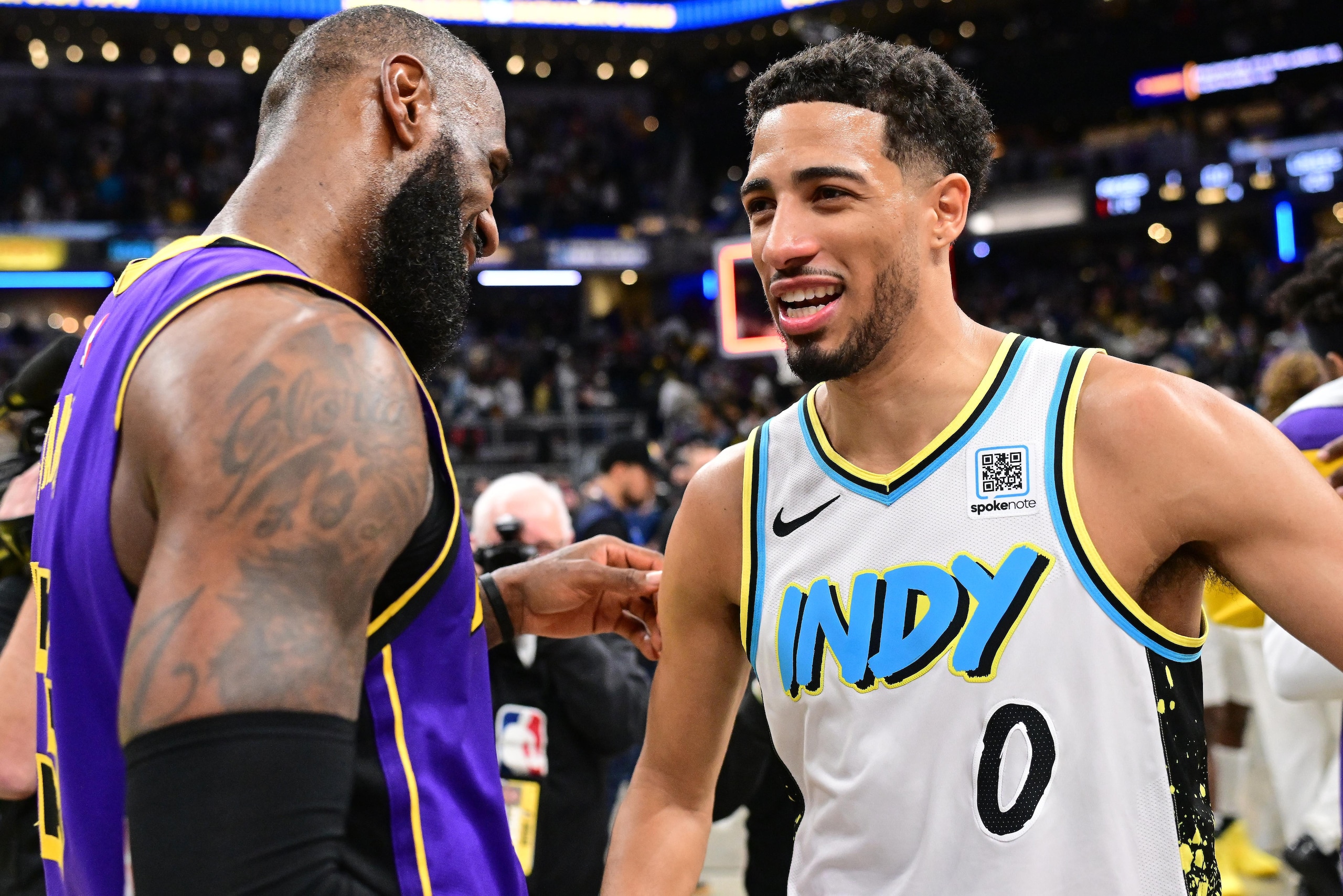 Los Angeles Lakers v Indiana Pacers