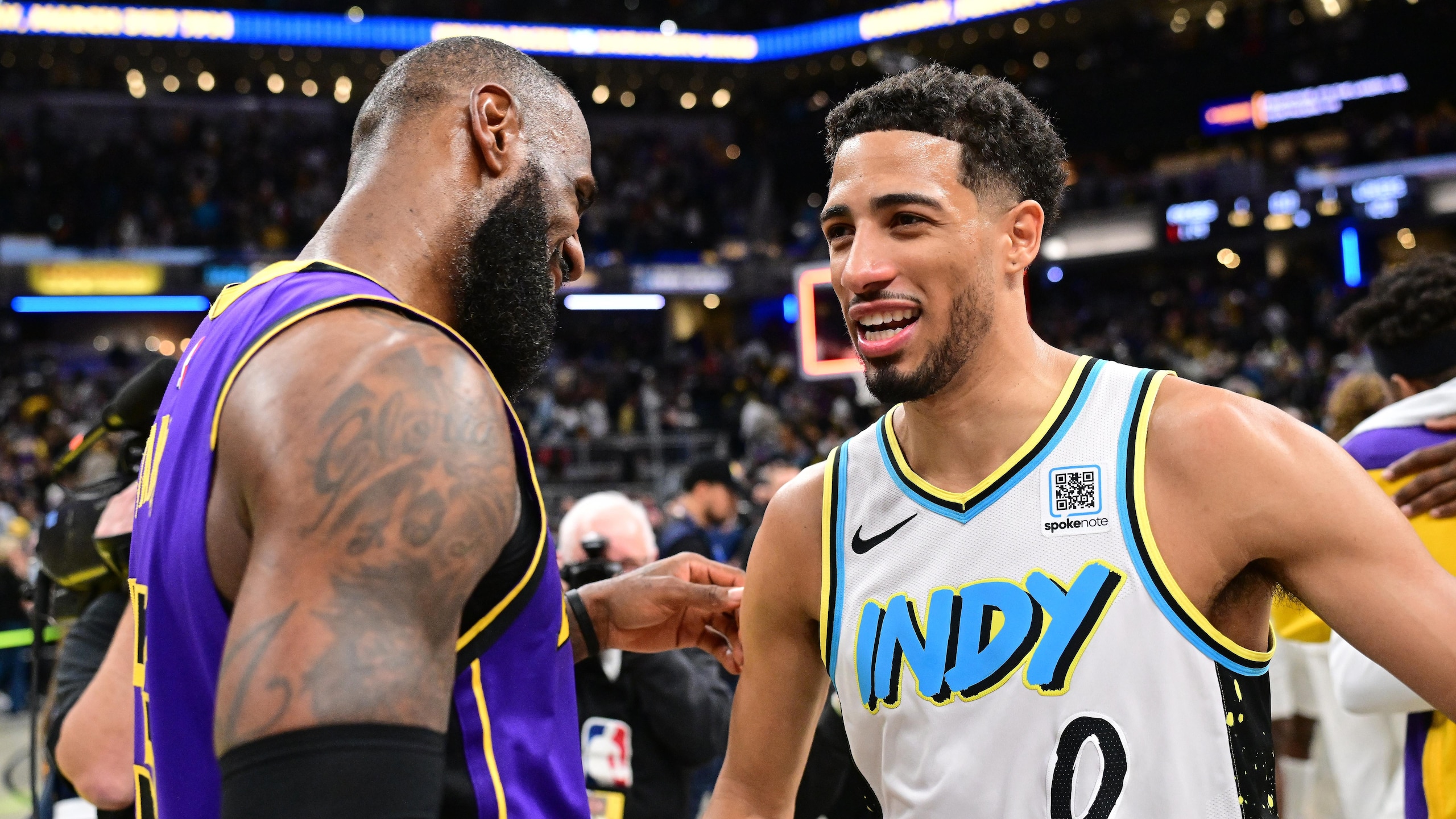 Los Angeles Lakers v Indiana Pacers