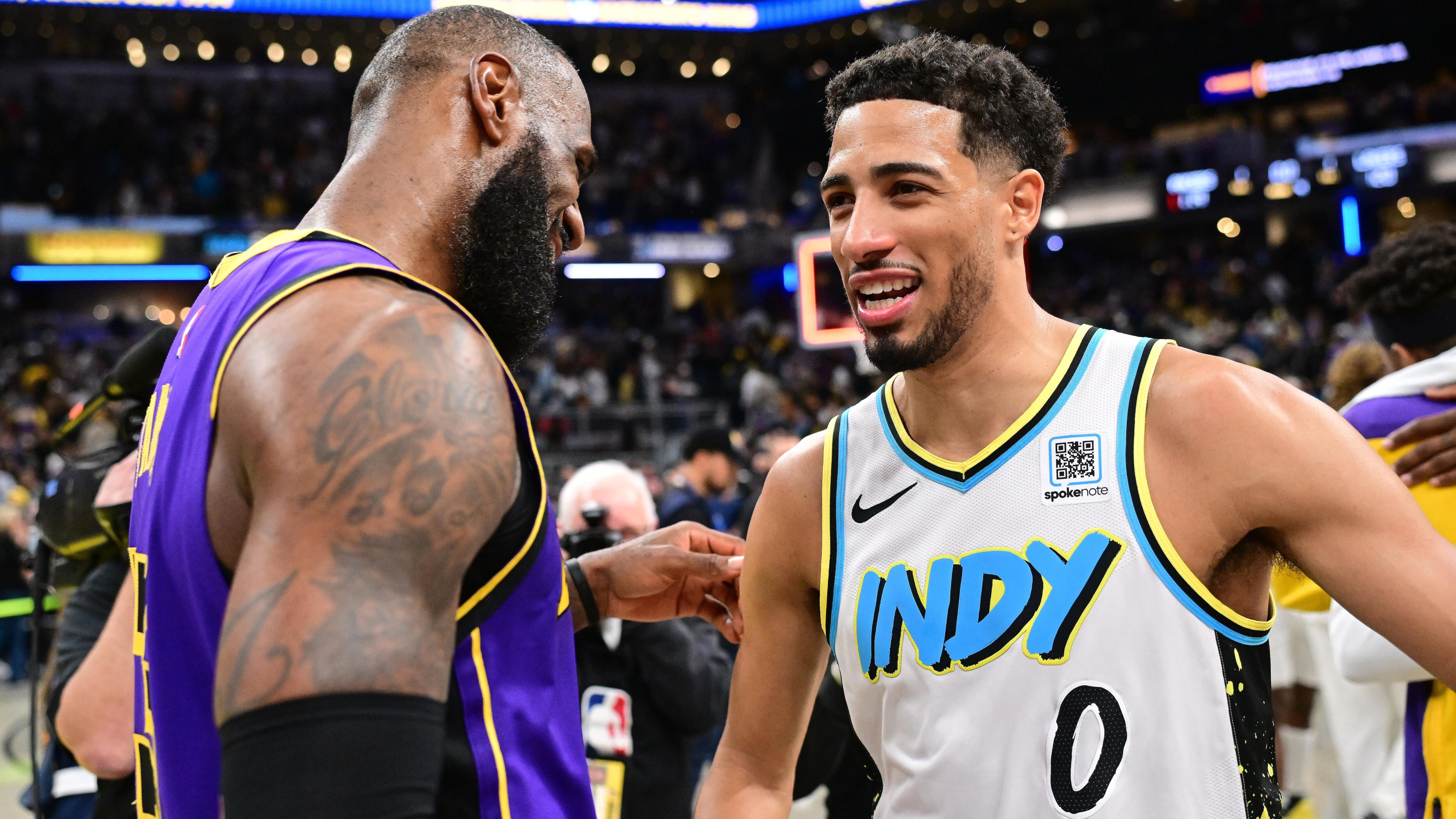 Los Angeles Lakers v Indiana Pacers