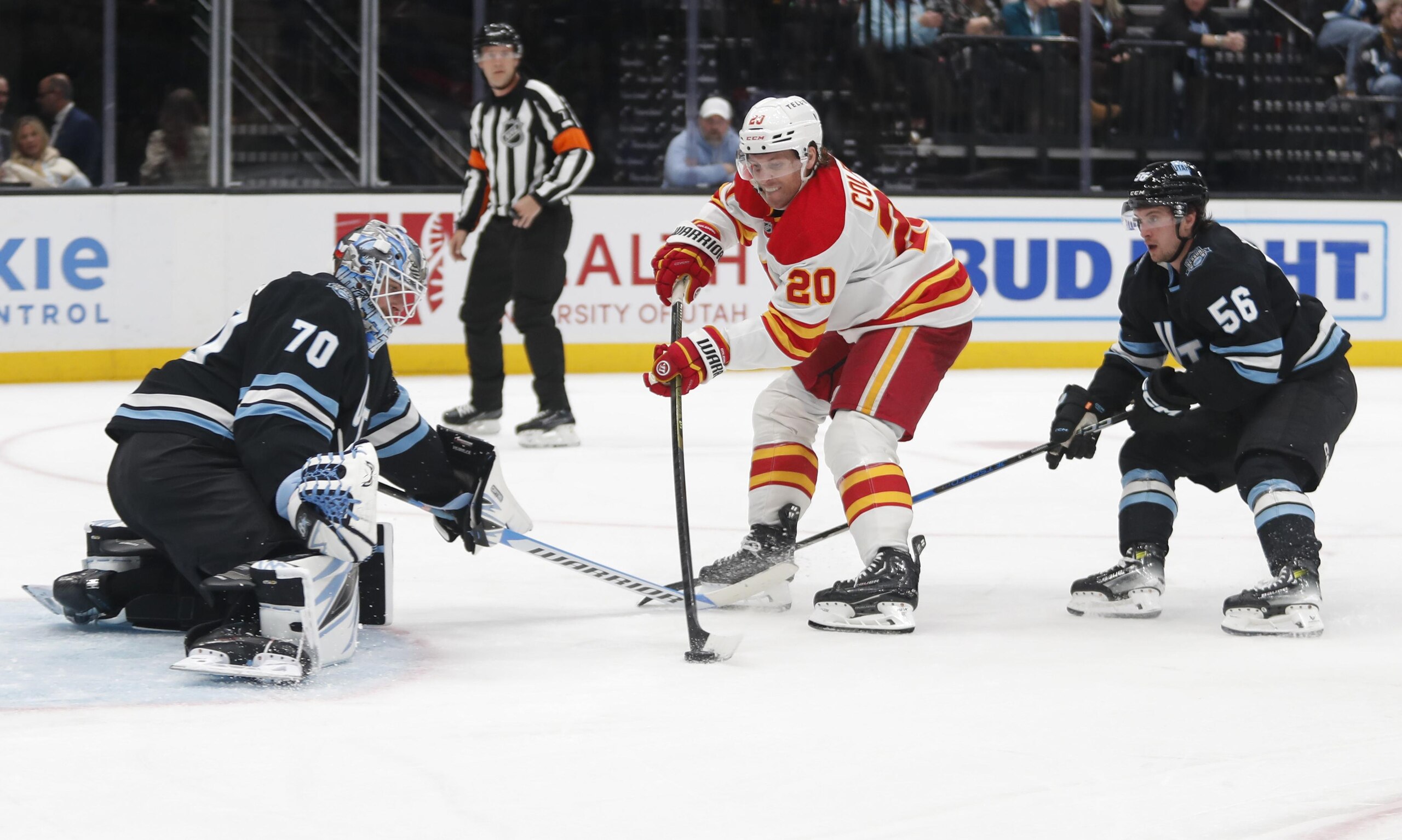 Calgary Flames v Utah Hockey Club Calgary Flames v Utah Hockey Club