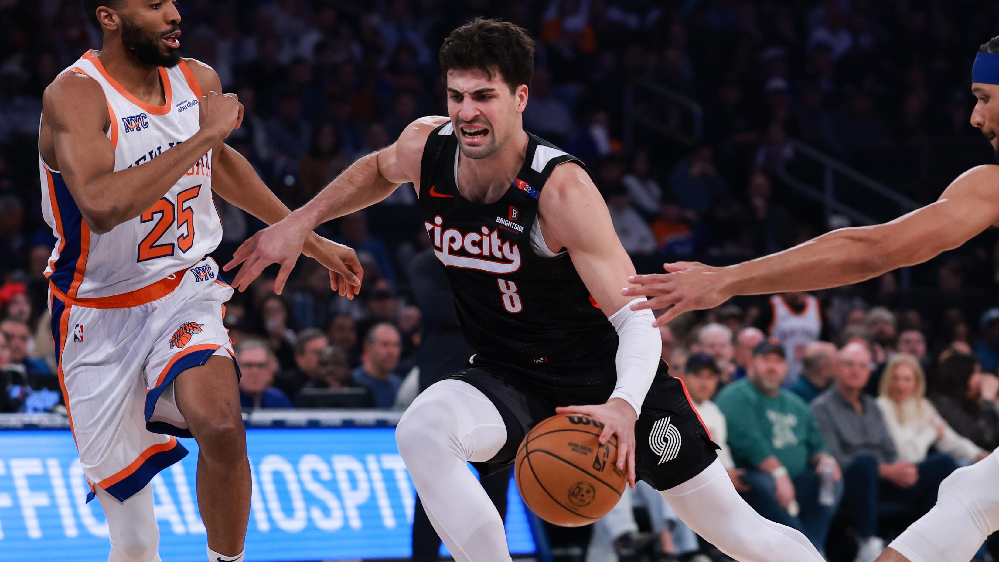 Portland Trail Blazers v New York Knicks