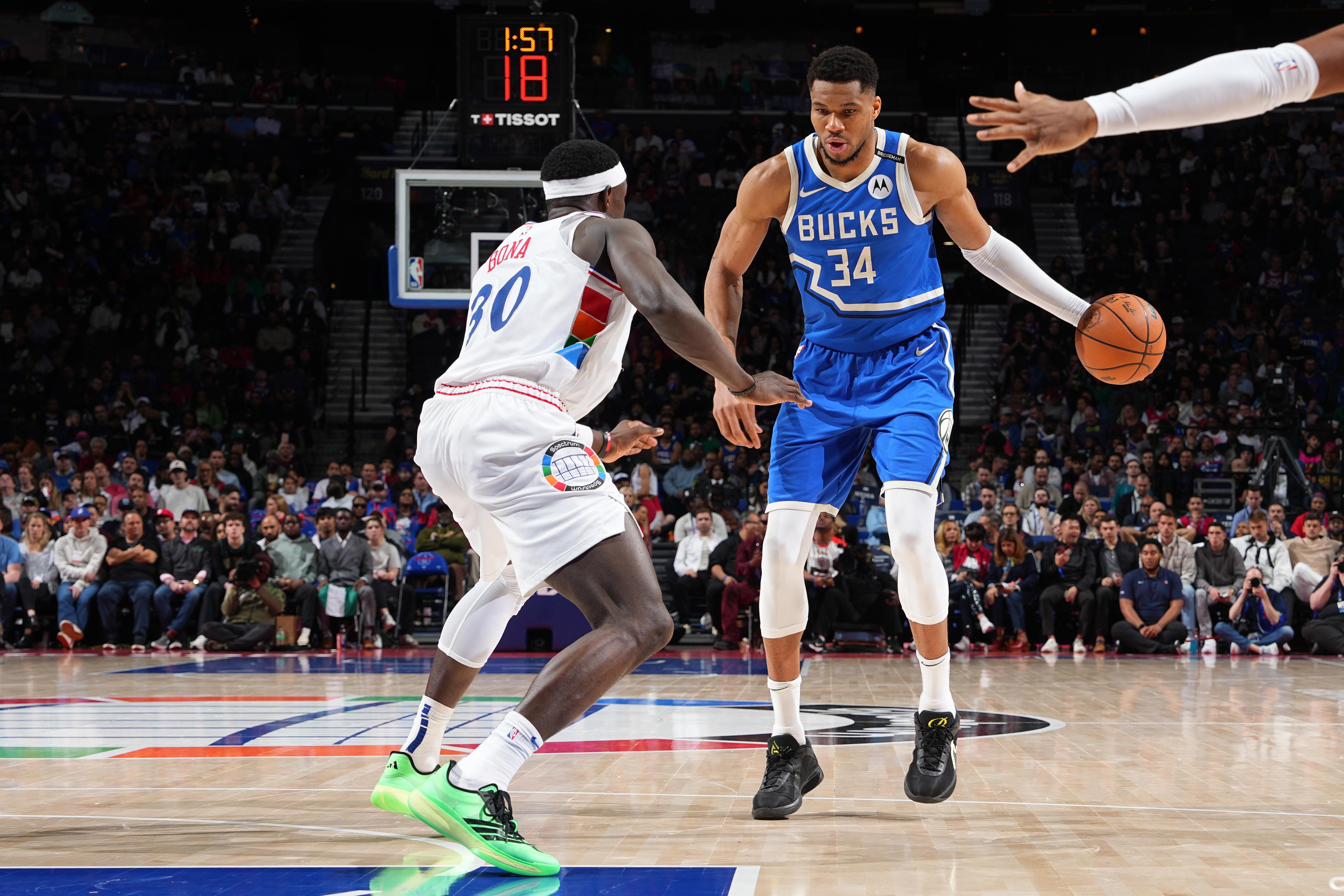 Milwaukee Bucks v Philadelphia 76ers