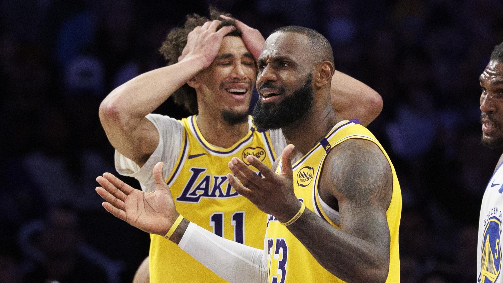 Lakers vs Warriors in Los Angeles, CA