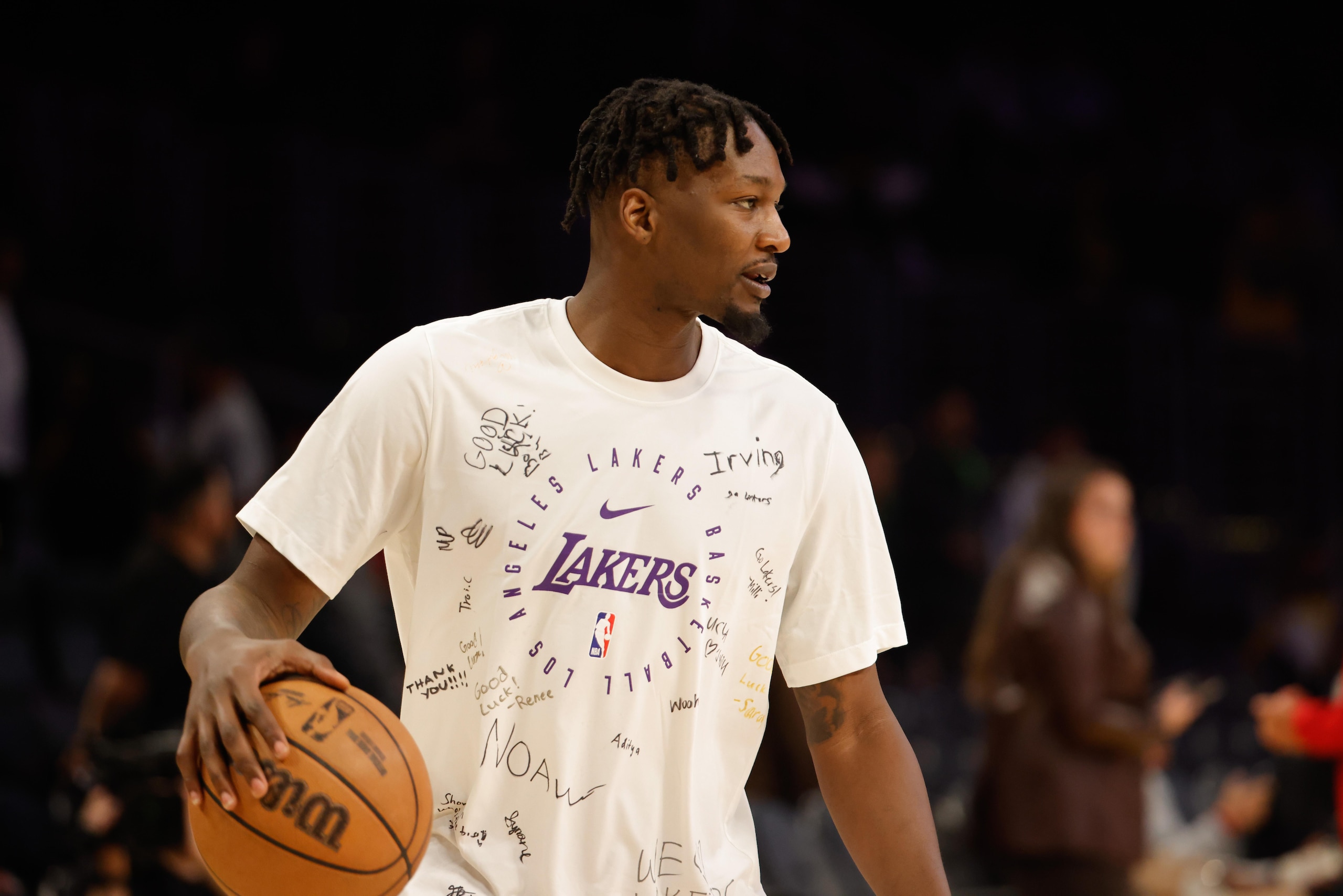 NBA: APR 03 Warriors at Lakers NBA: APR 03 Warriors at Lakers