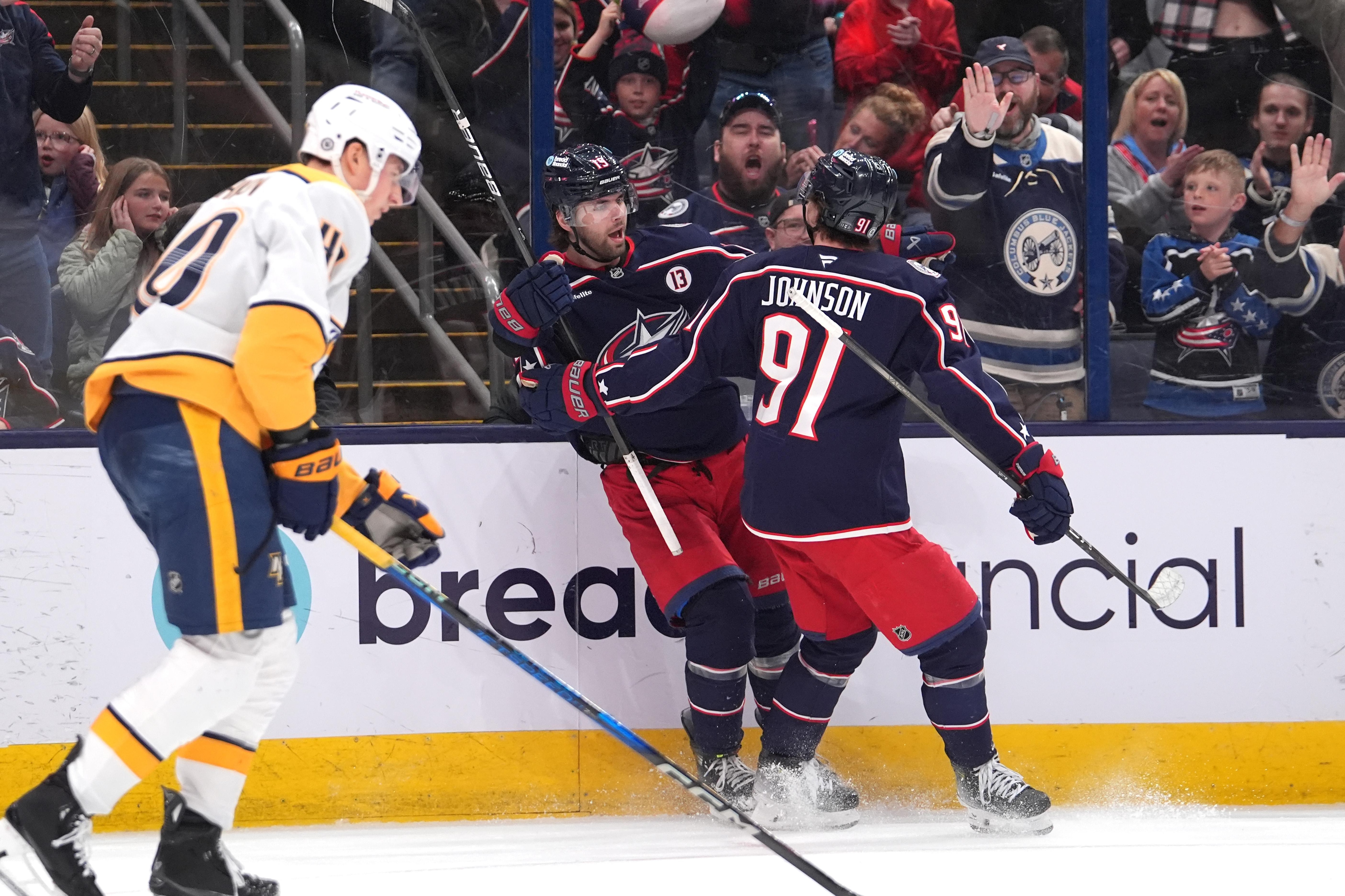 Nashville Predators v Columbus Blue Jackets Nashville Predators v Columbus Blue Jackets