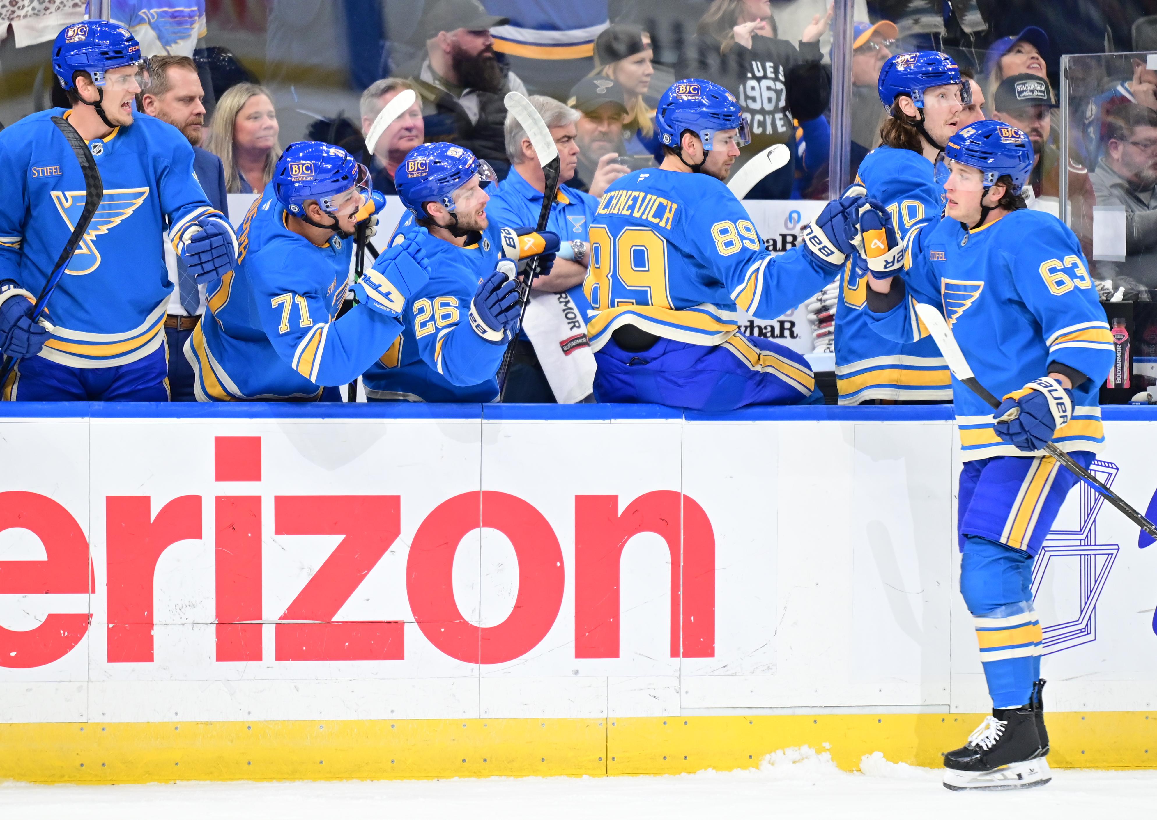 NHL: APR 05 Avalanche at Blues