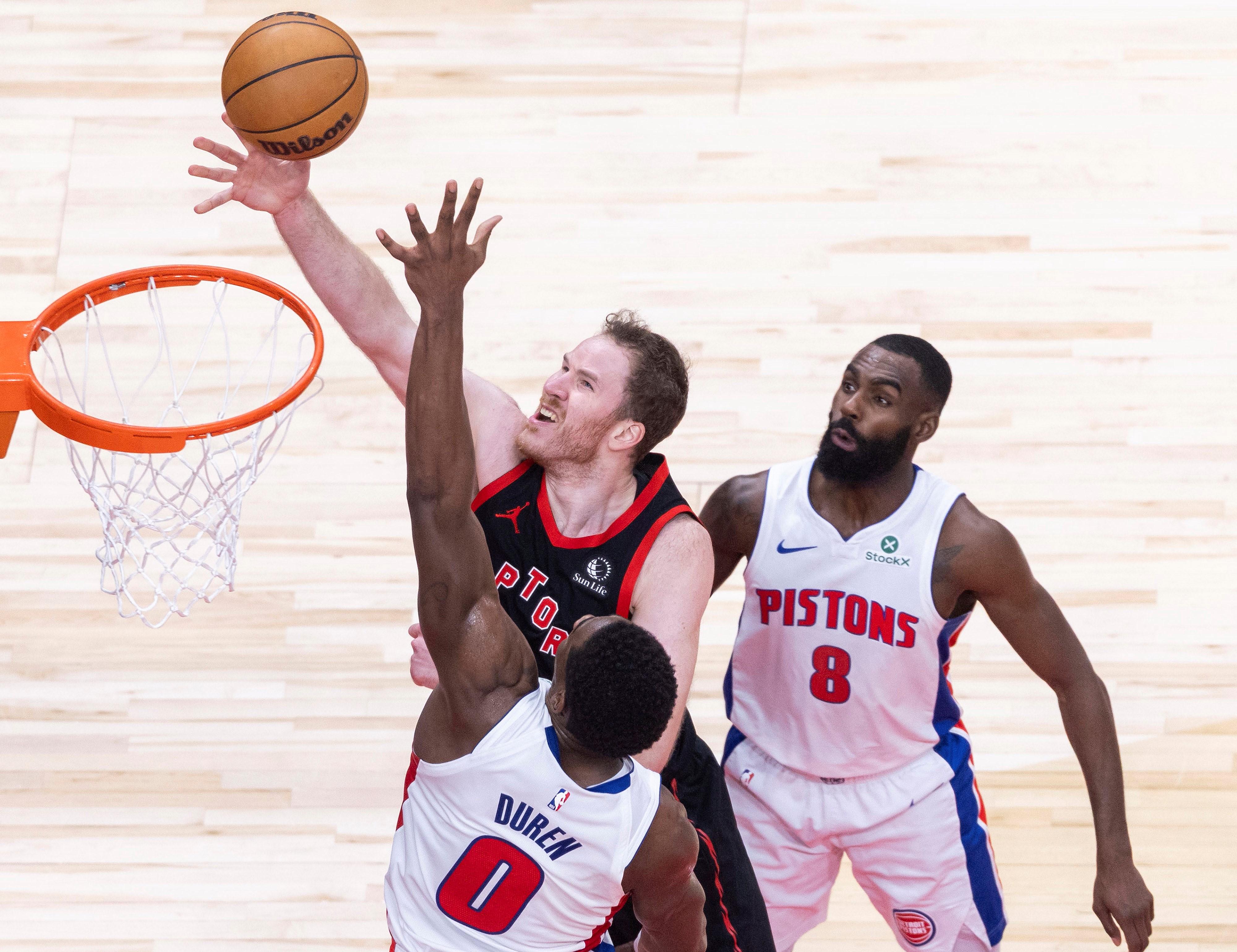 CANADA-TORONTO-BASKETBALL-NBA-RAPTORS VS PISTONS
