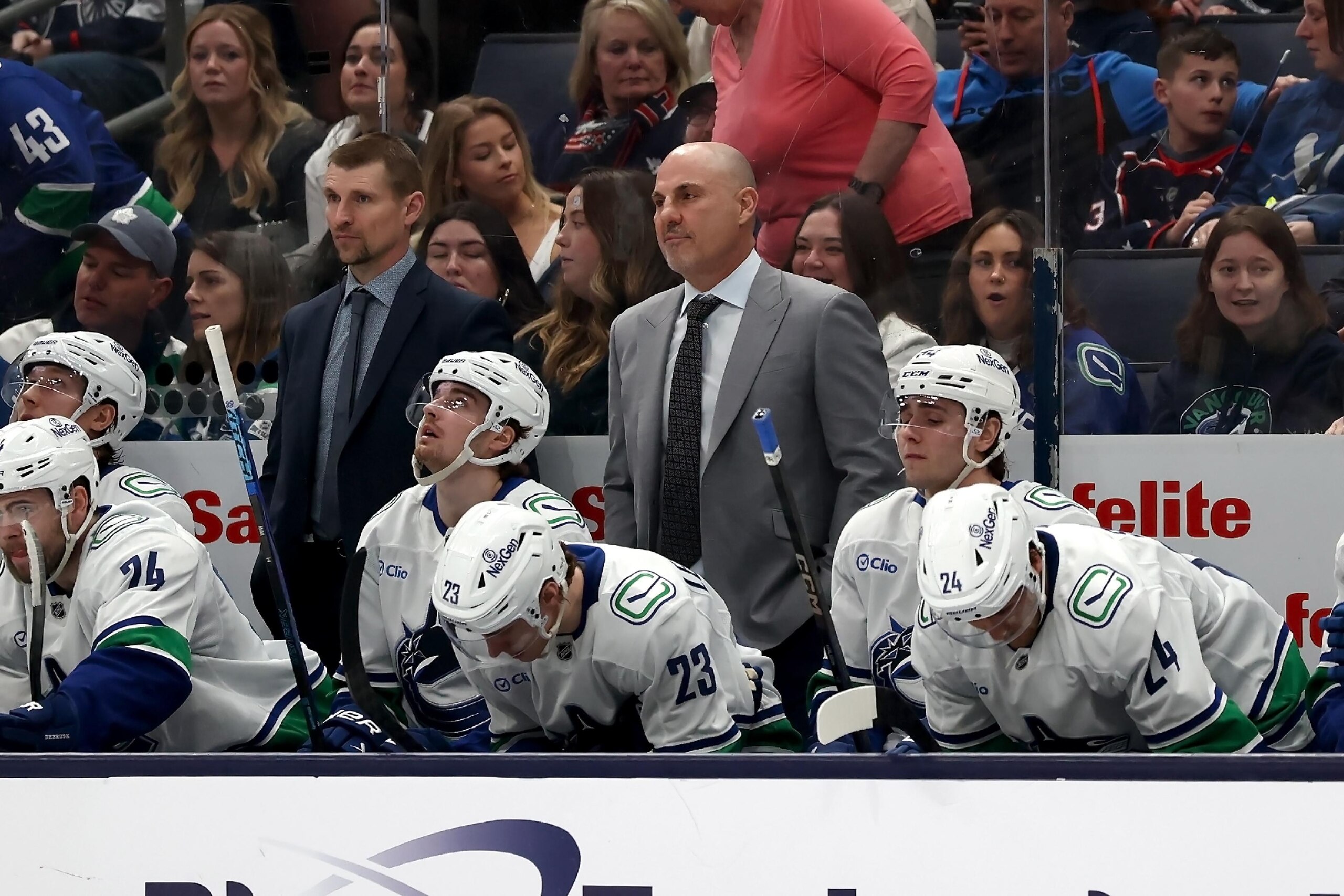 Vancouver Canucks v Columbus Blue Jackets Vancouver Canucks v Columbus Blue Jackets