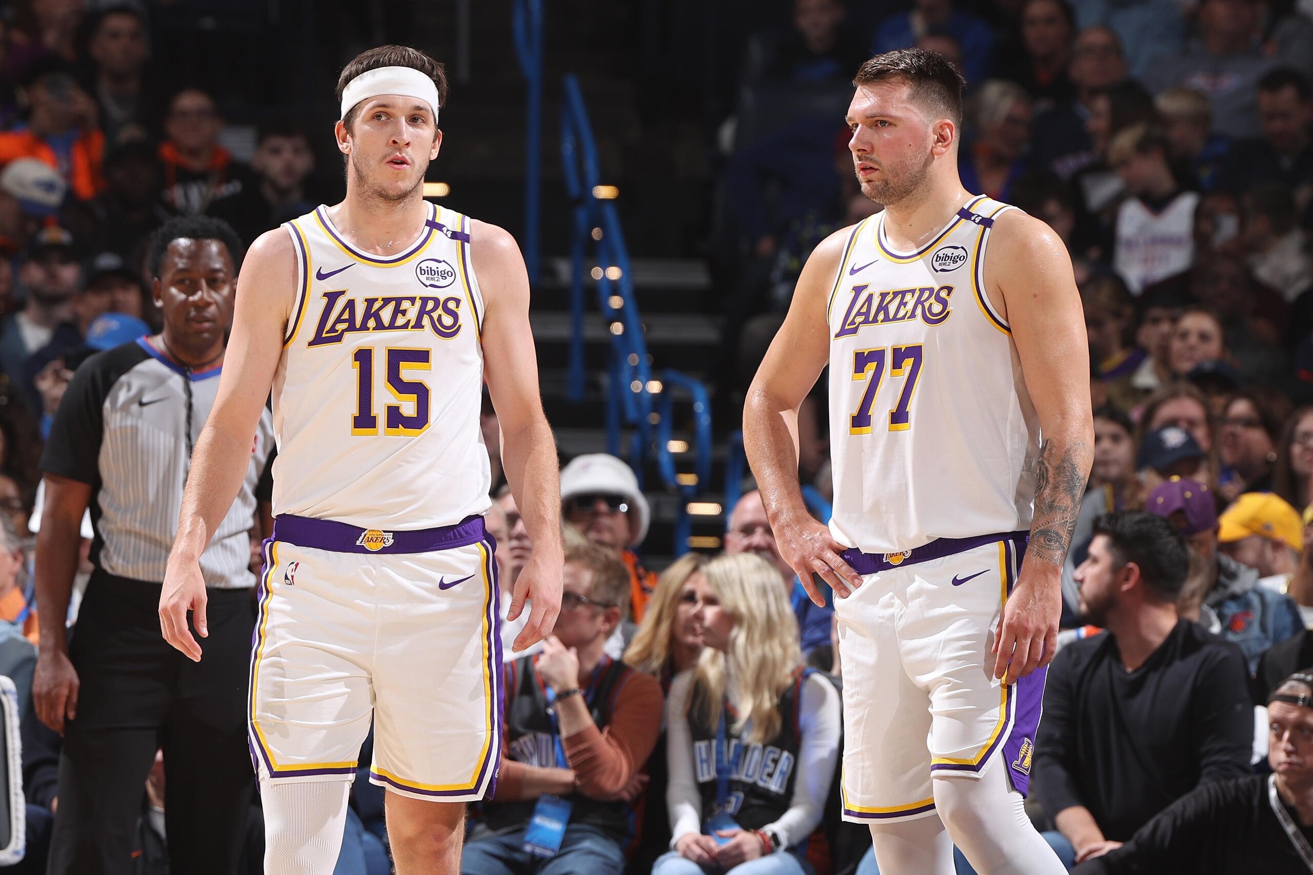 Los Angeles Lakers v Oklahoma City Thunder Los Angeles Lakers v Oklahoma City Thunder