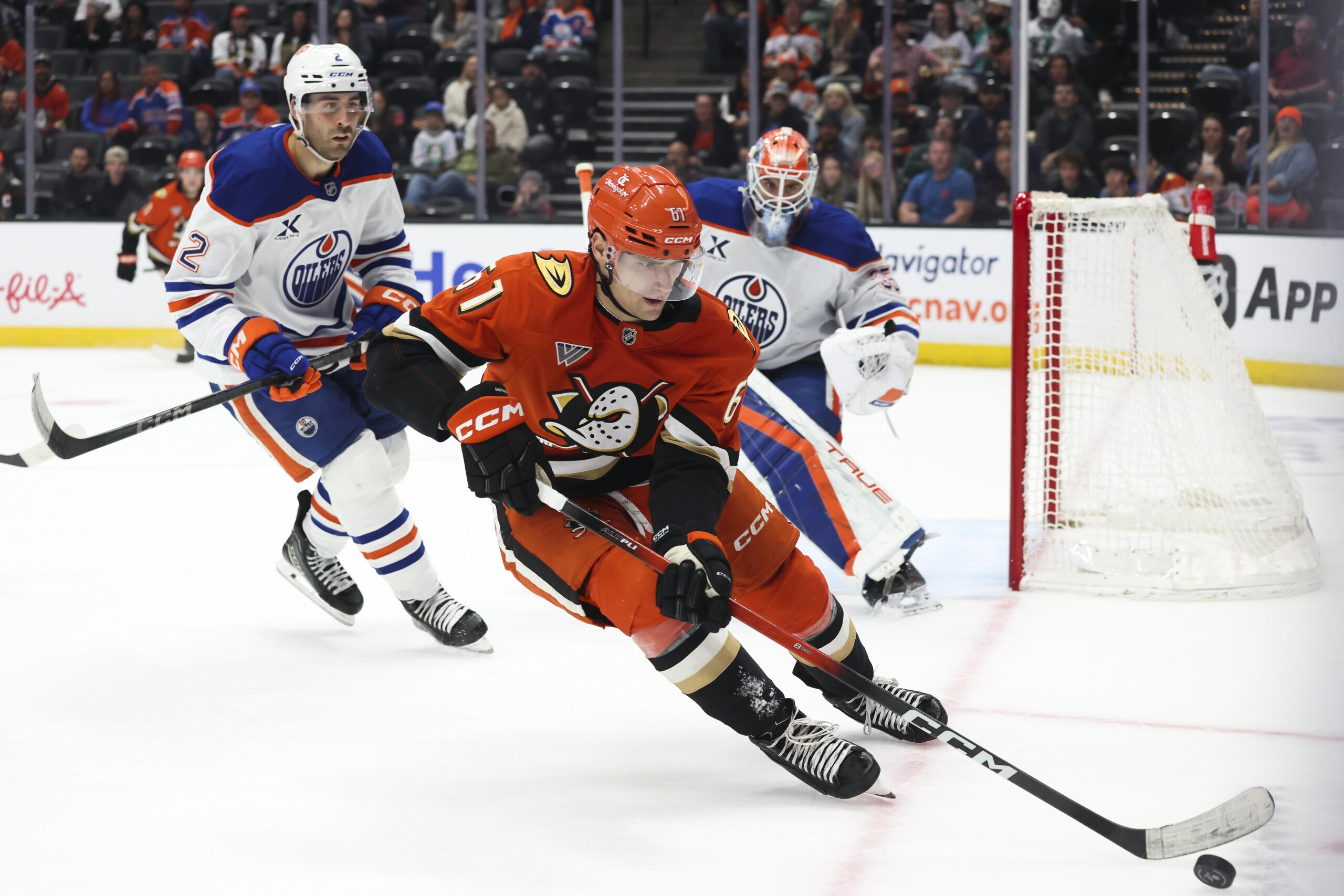 Edmonton Oilers v Anaheim Ducks