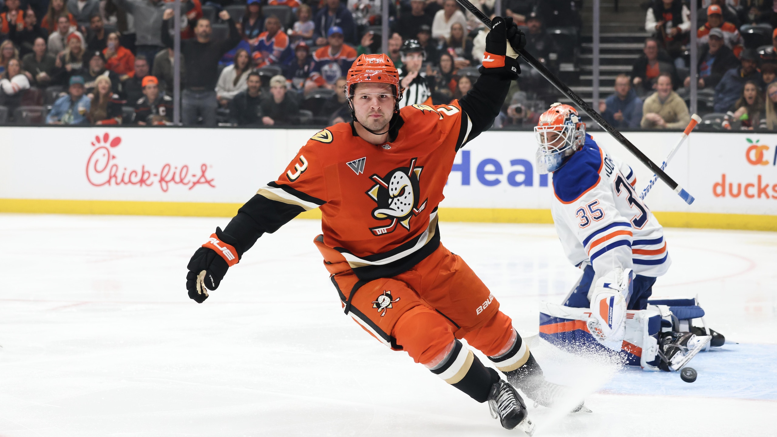 Edmonton Oilers v Anaheim Ducks