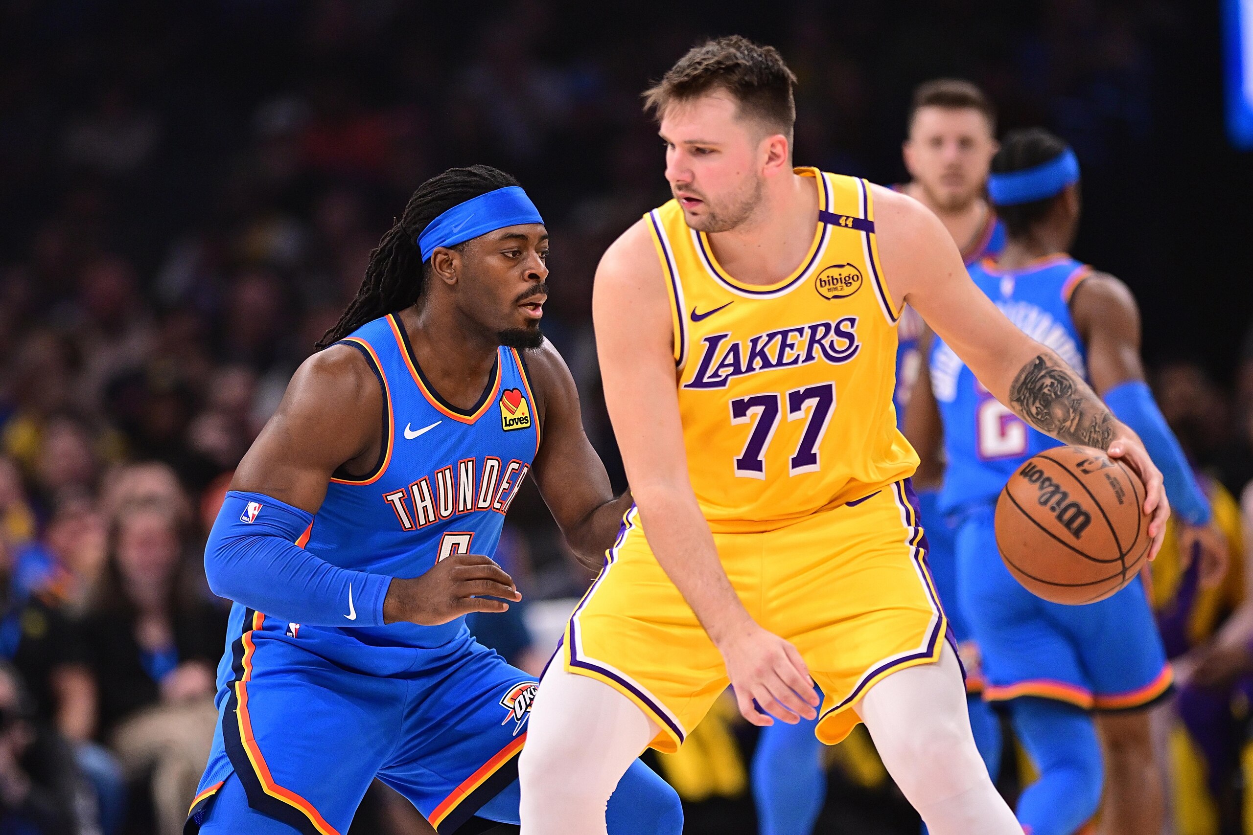 Los Angeles Lakers v Oklahoma City Thunder Los Angeles Lakers v Oklahoma City Thunder