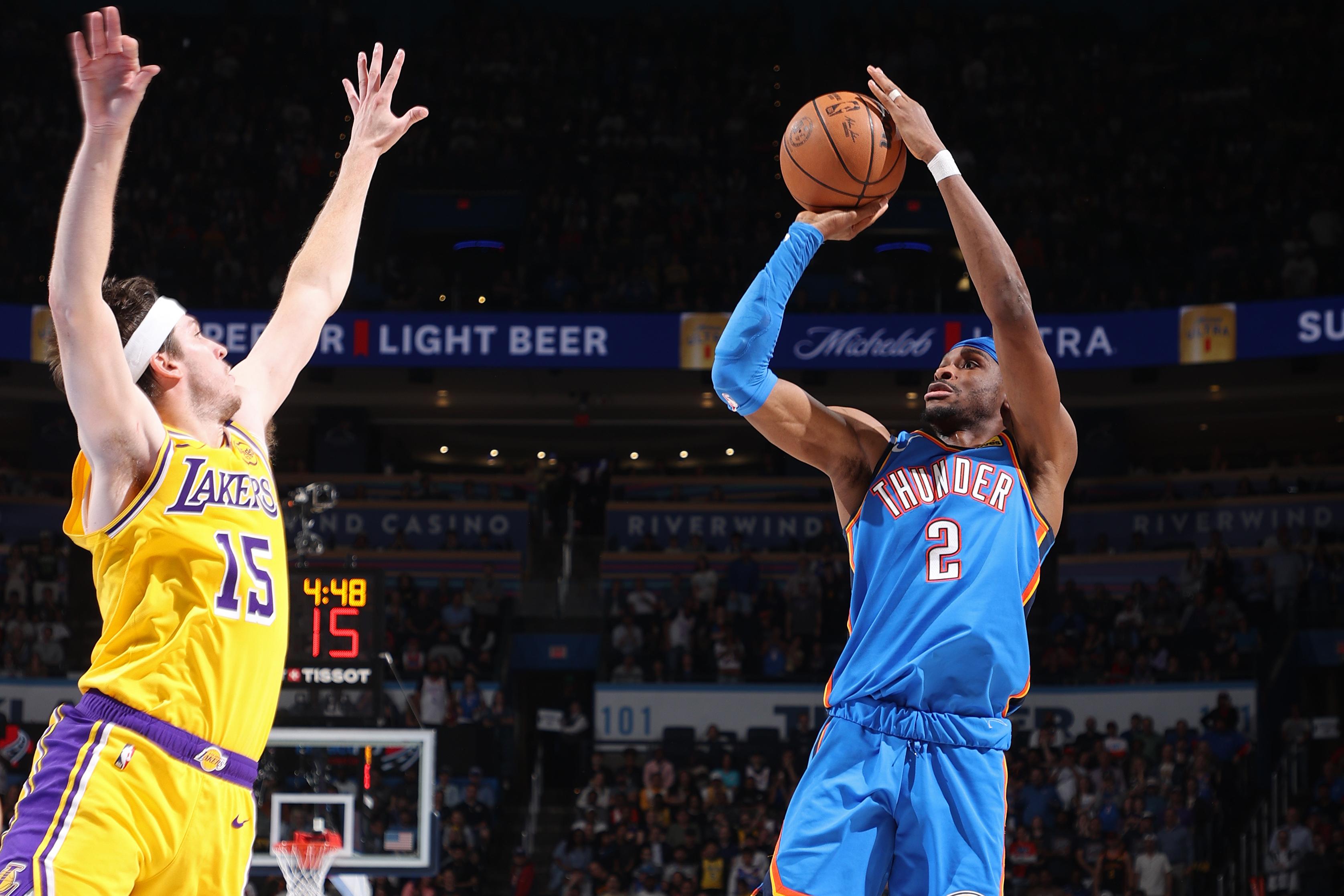Los Angeles Lakers v Oklahoma City Thunder