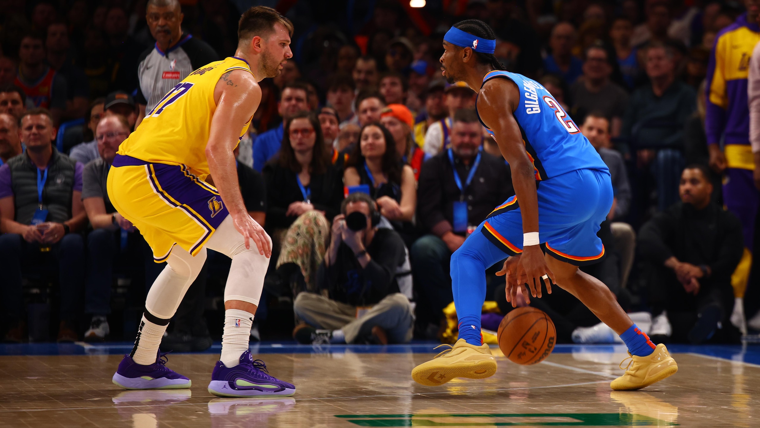 Los Angeles Lakers v Oklahoma City Thunder Los Angeles Lakers v Oklahoma City Thunder