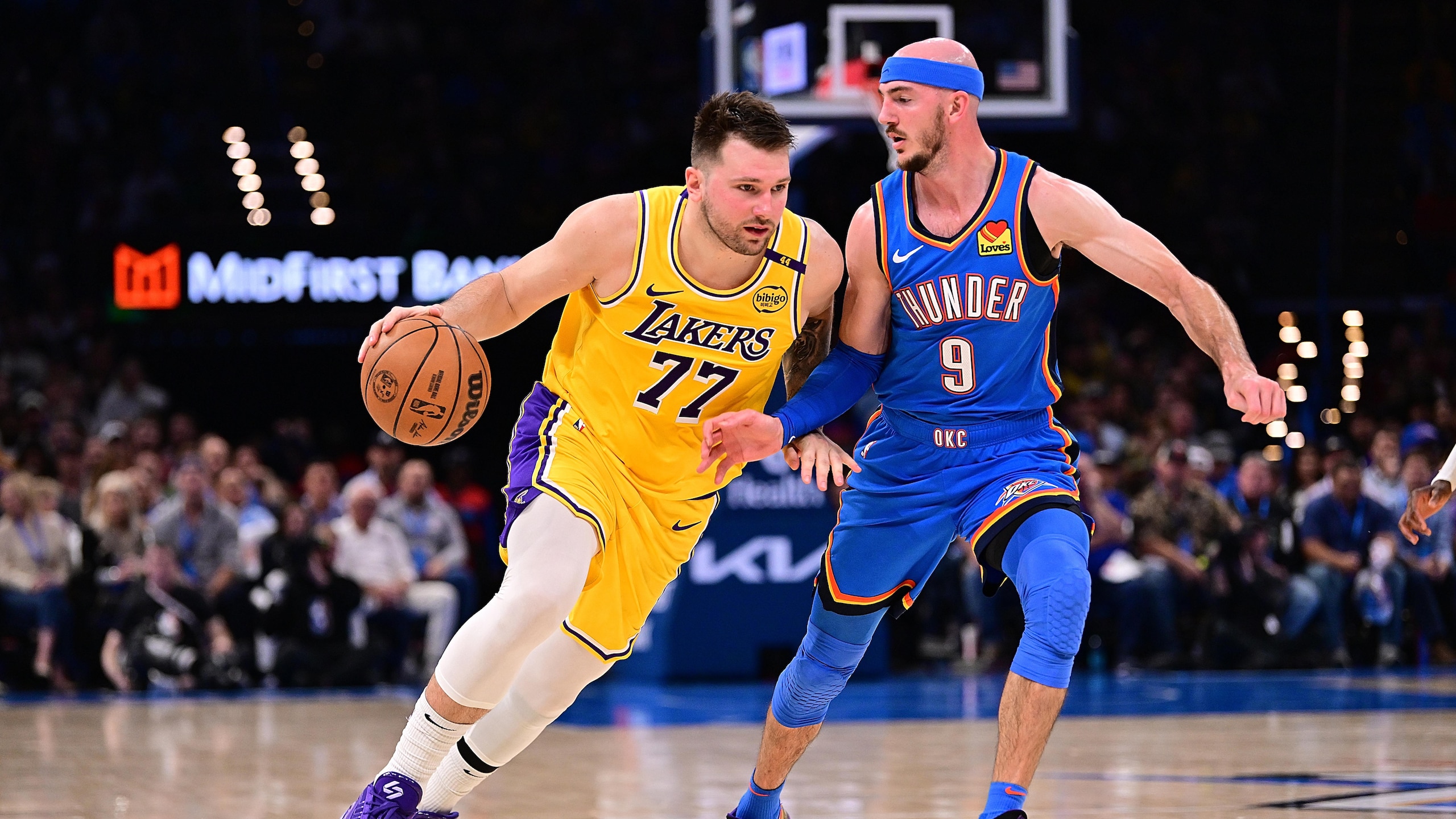 Los Angeles Lakers v Oklahoma City Thunder Los Angeles Lakers v Oklahoma City Thunder