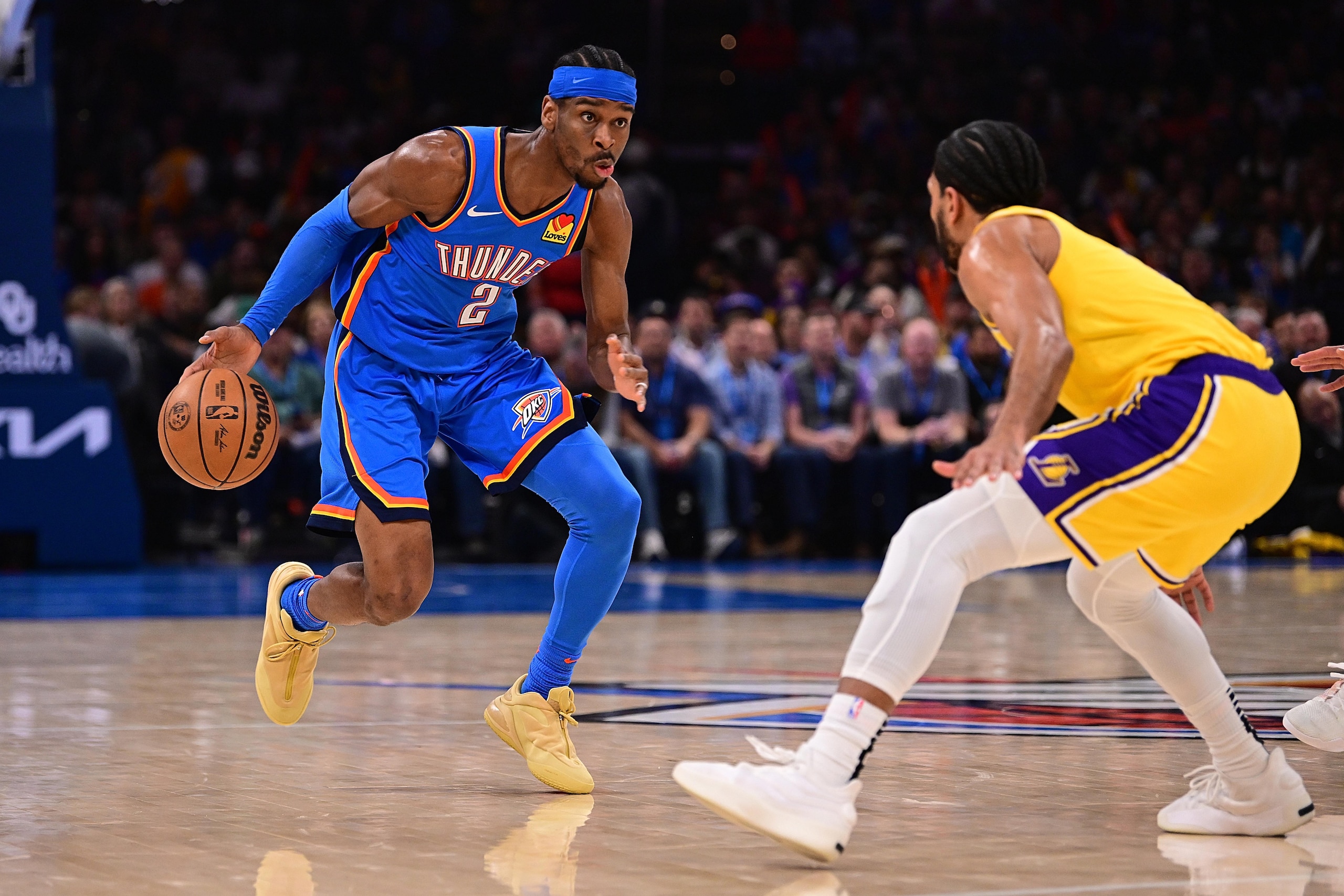 Los Angeles Lakers v Oklahoma City Thunder Los Angeles Lakers v Oklahoma City Thunder