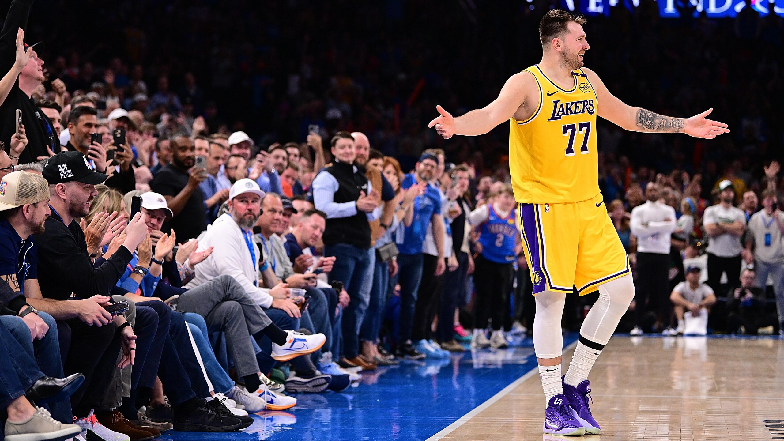 Los Angeles Lakers v Oklahoma City Thunder Los Angeles Lakers v Oklahoma City Thunder