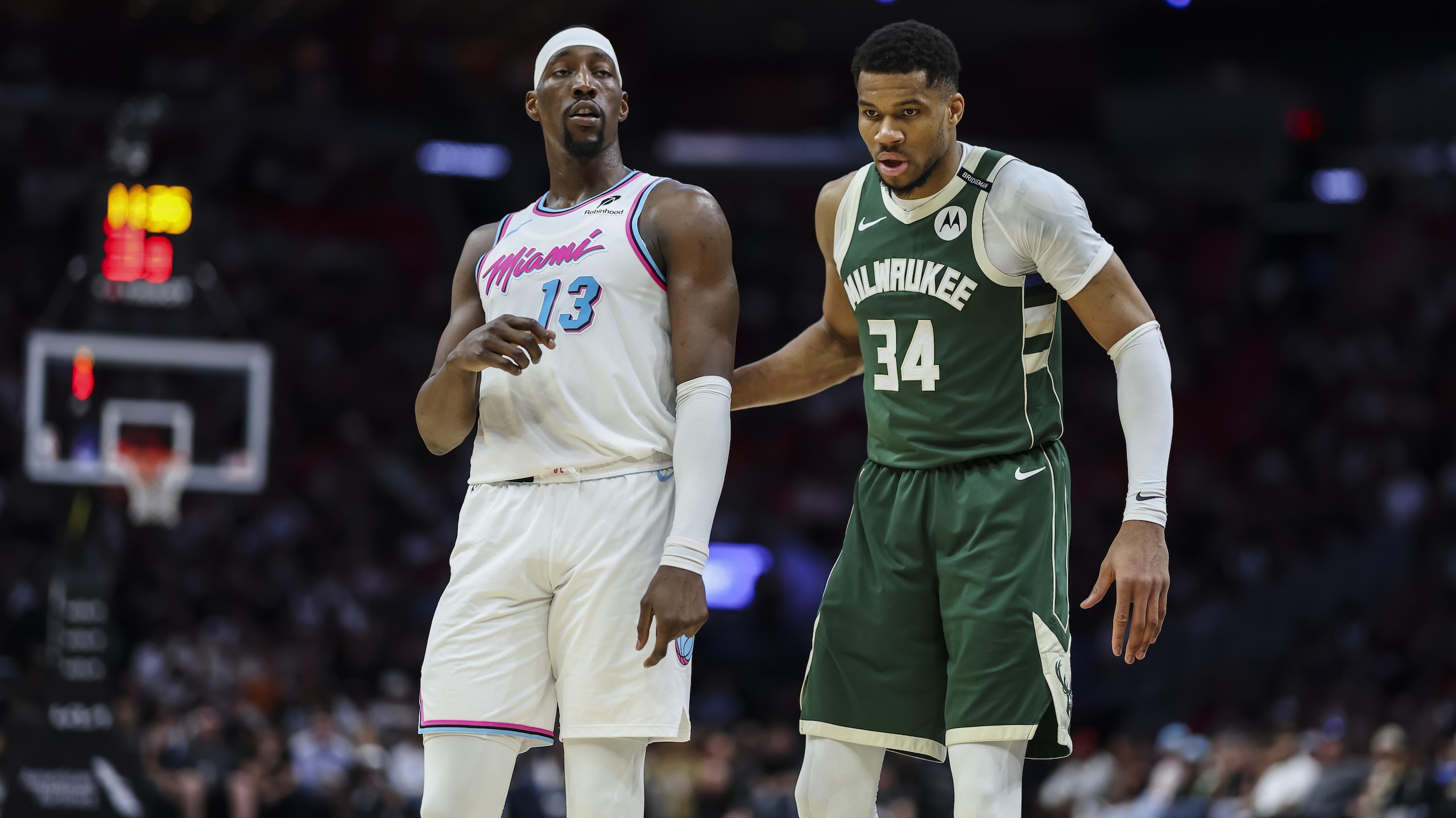 Milwaukee Bucks v Miami Heat