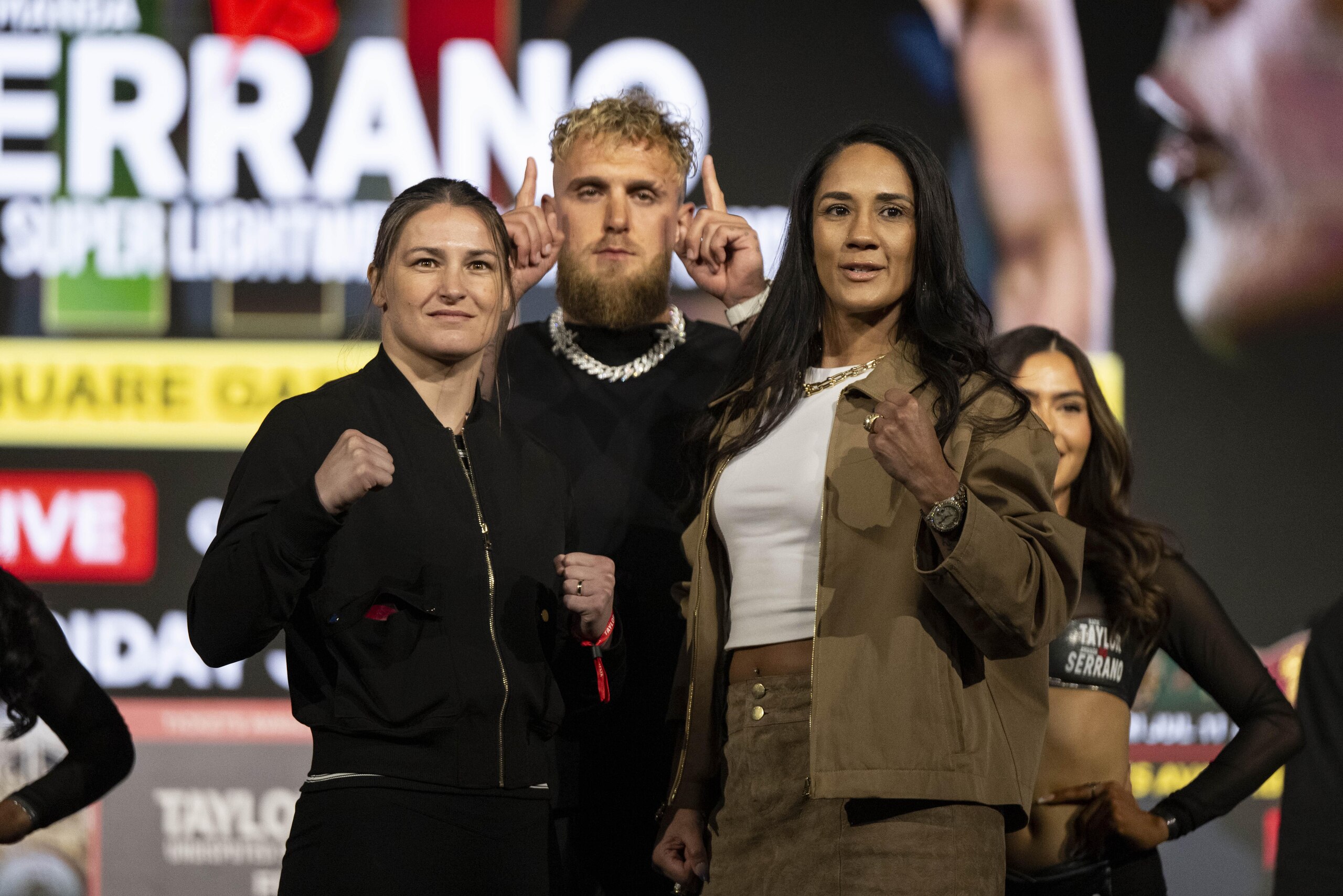 Taylor v Serrano 3 Press Conference in New York